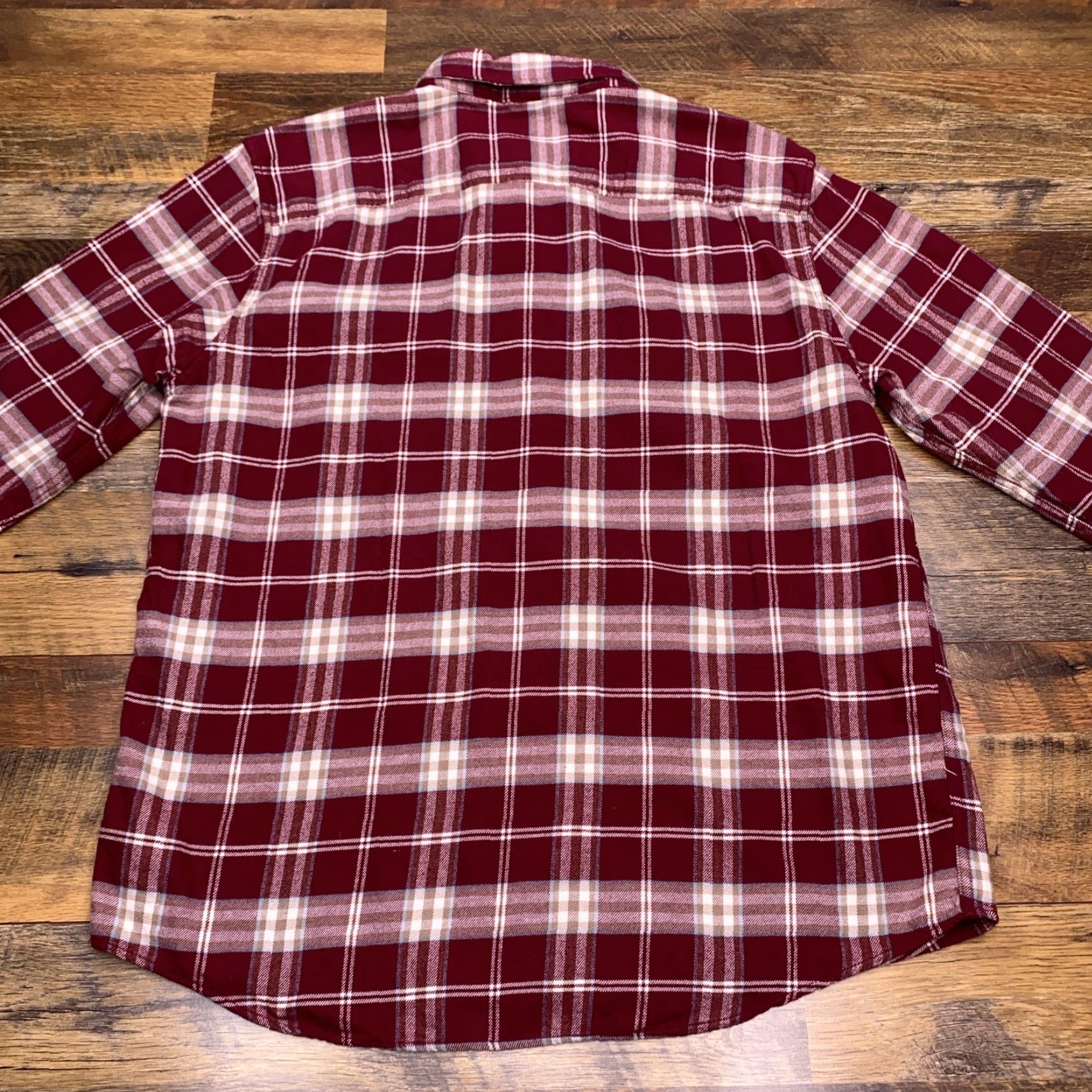 American Eagle Outfitters American Eagle Outfitters Shirt Mens XL Plaid Button-Up Flannel Red Cotton Pocket Long Sleeve Vintage? No Size US XL / EU 56 / 4 - 3 Thumbnail