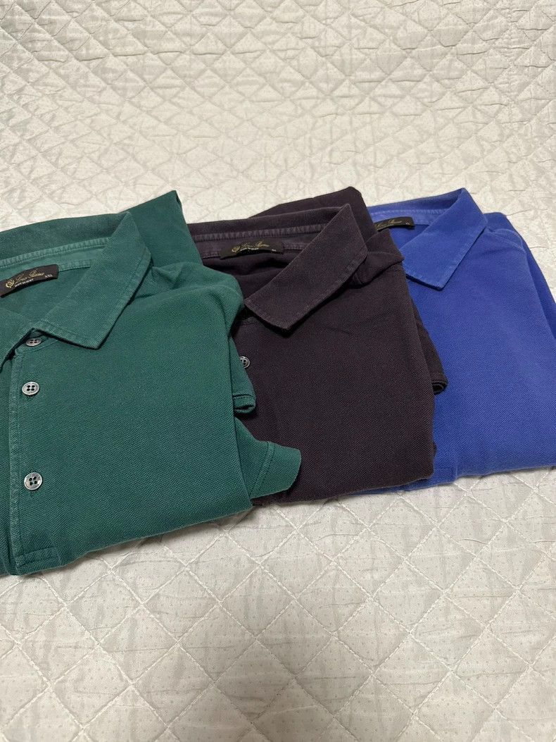 Loro Piana Loro Piana Classic Short Sleeve Polo- Size US XXL / EU 58 / 5 - 7 Thumbnail