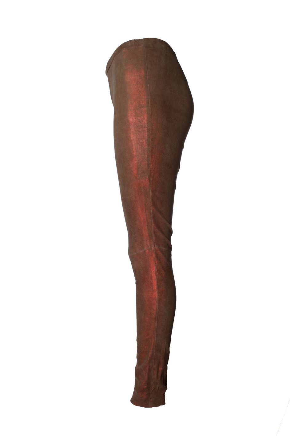 Other Lou Andrea, metallic coated leather trousers Size 26" / US 2 / IT 38 - 4 Thumbnail