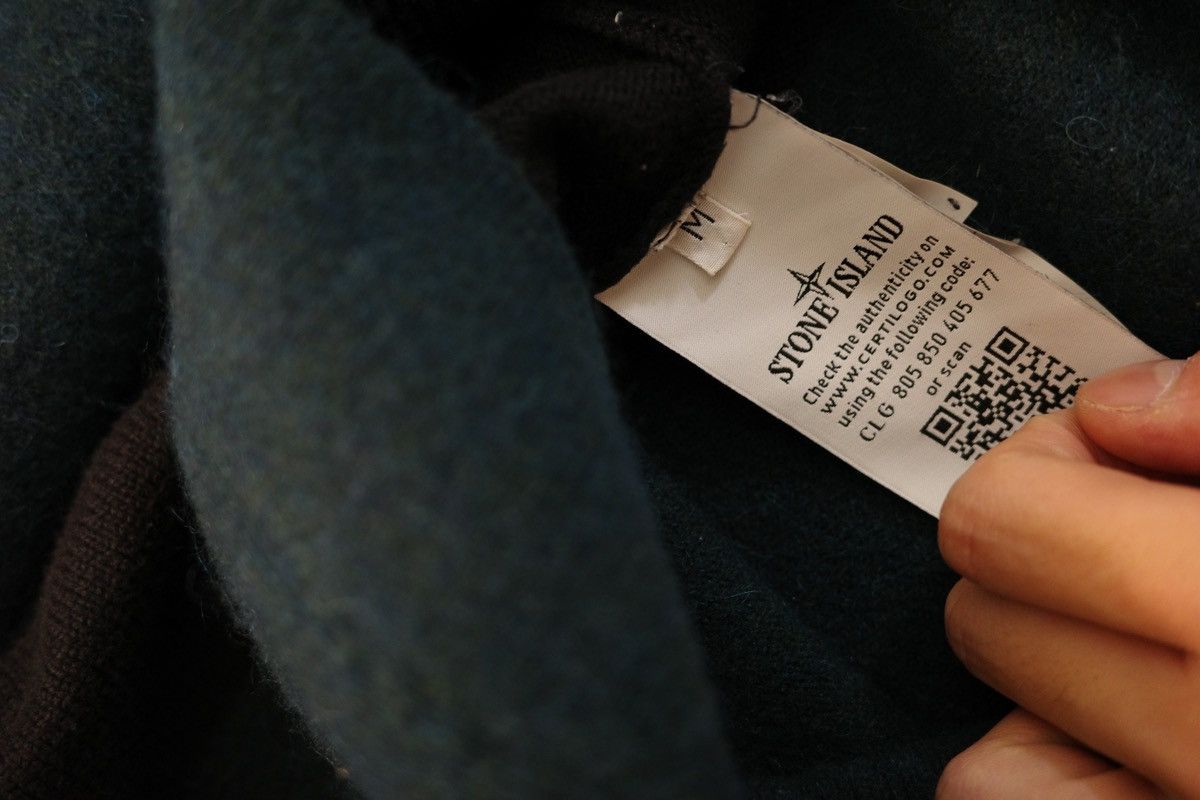 Stone Island Stone Island Shadow Project wool knit green&black sweater Size US L / EU 52-54 / 3 - 6 Thumbnail