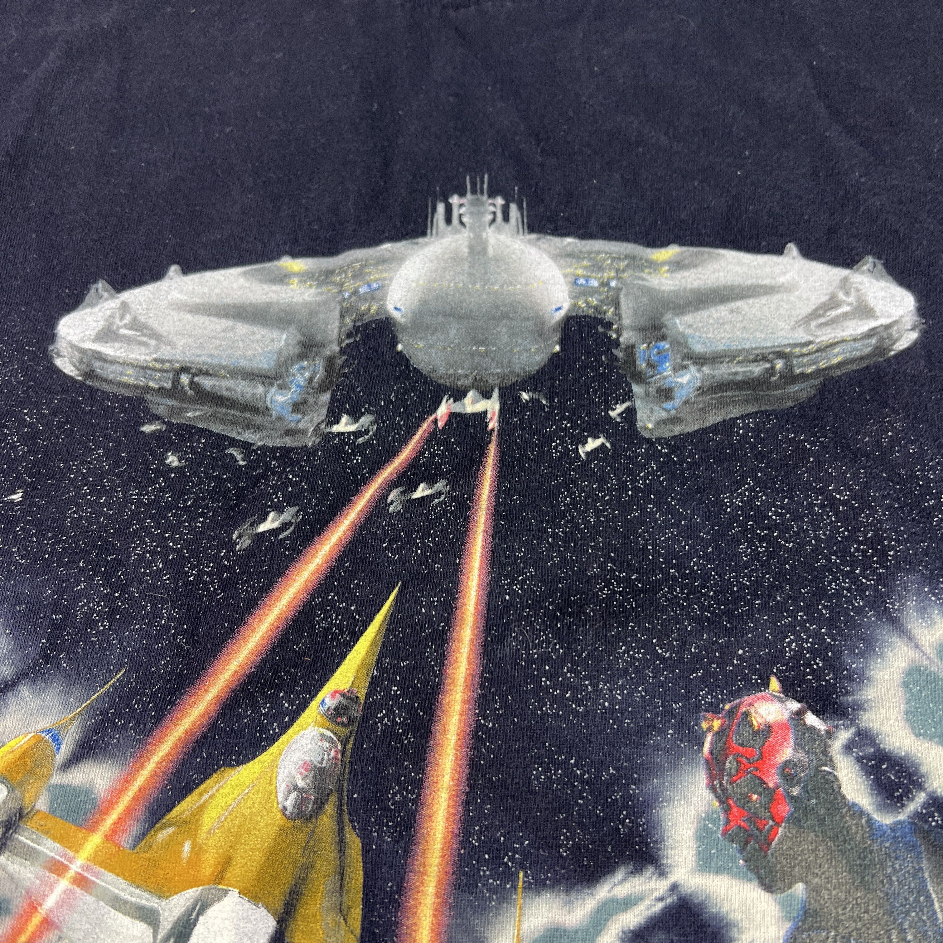 Star Wars VTG Star Wars Episode 1 Shirt Tie Dye Sith Obi Wan Shirt Size US XL / EU 56 / 4 - 6 Thumbnail