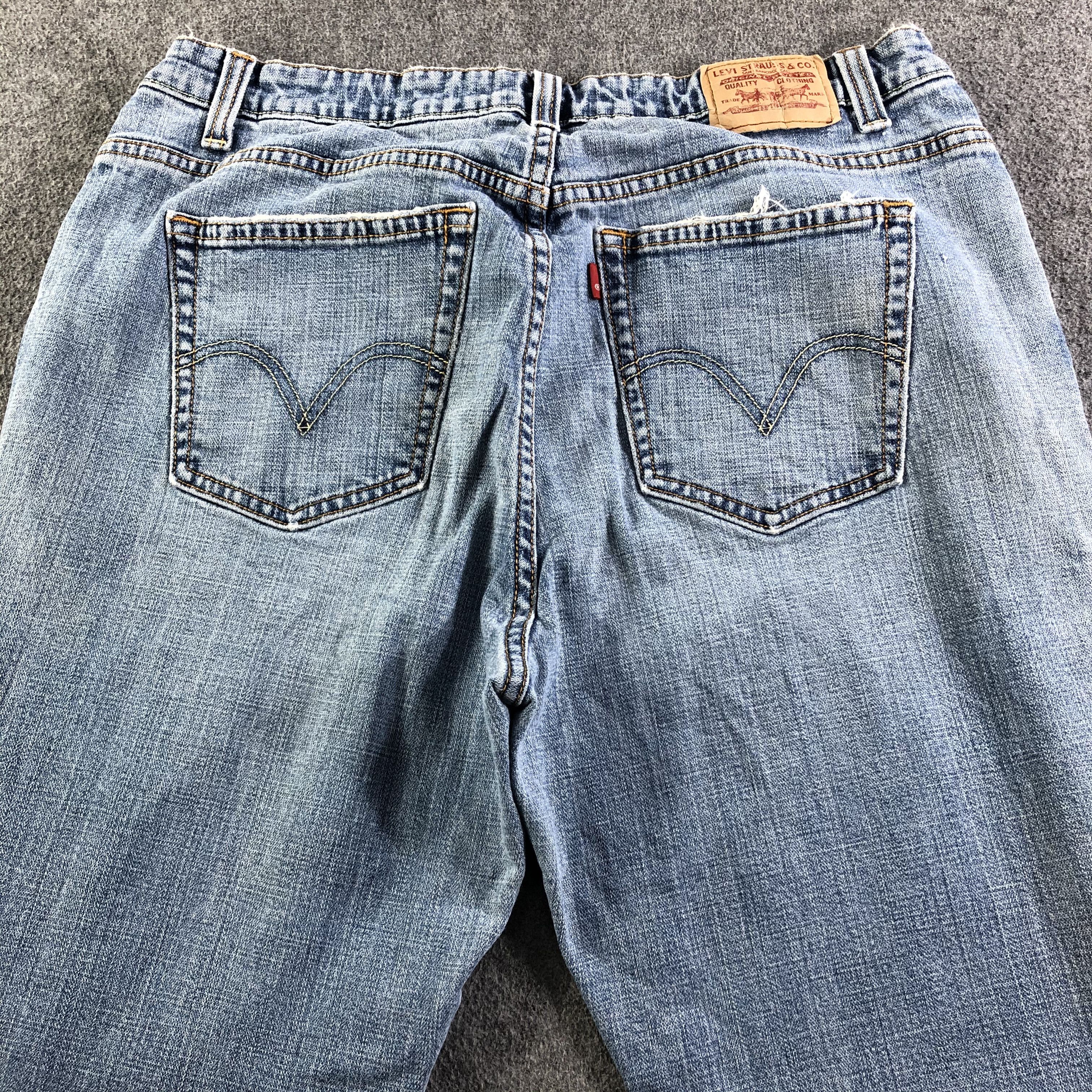 Levi's Vintage Blue Wash Levis Jeans-J3529 Size 36" / US 14 / IT 50 - 4 Thumbnail