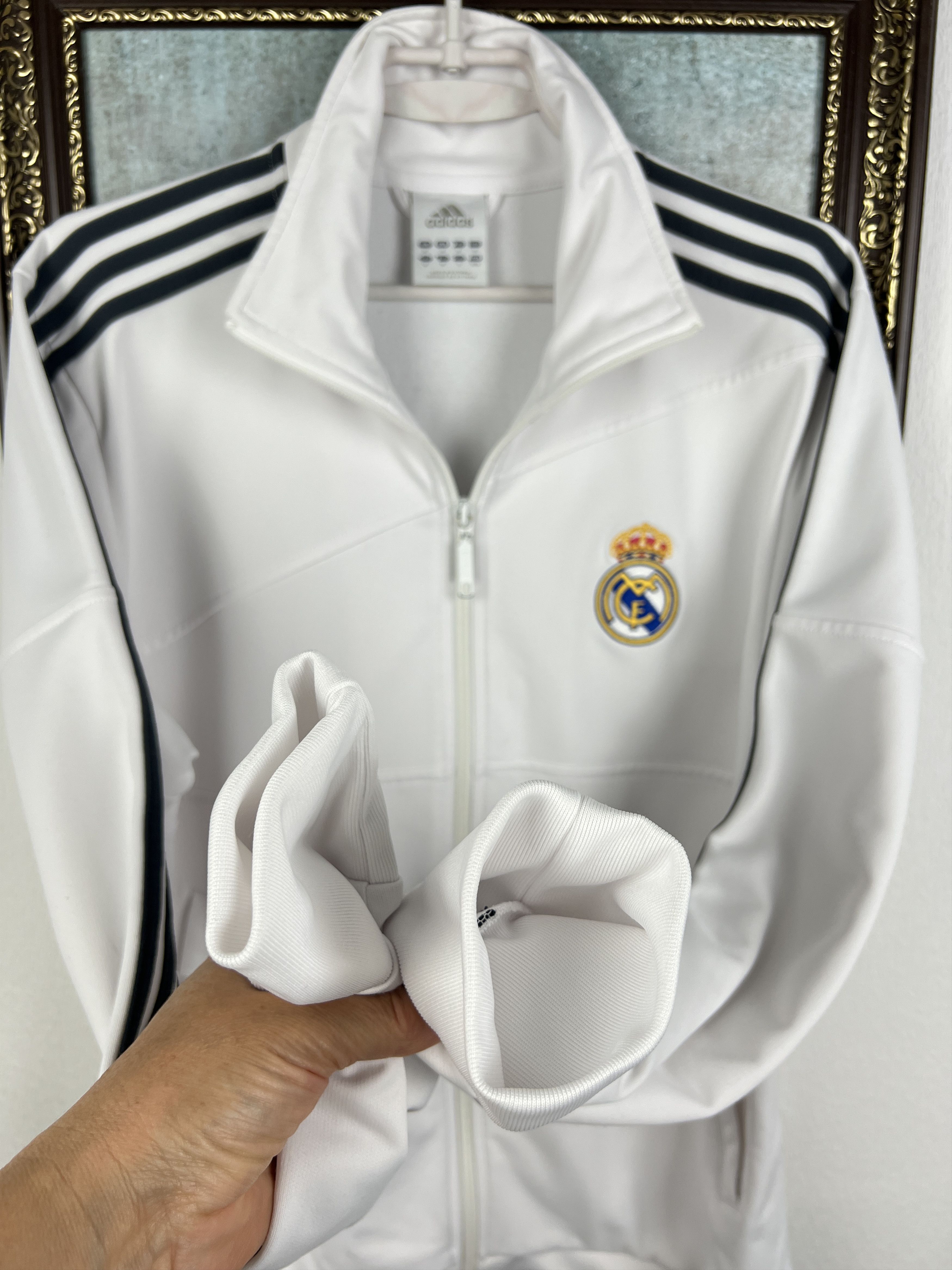 Adidas Vintage Adidas Real Madrid Football Jacket Soccer Track Top Size US M / EU 48-50 / 2 - 7 Thumbnail
