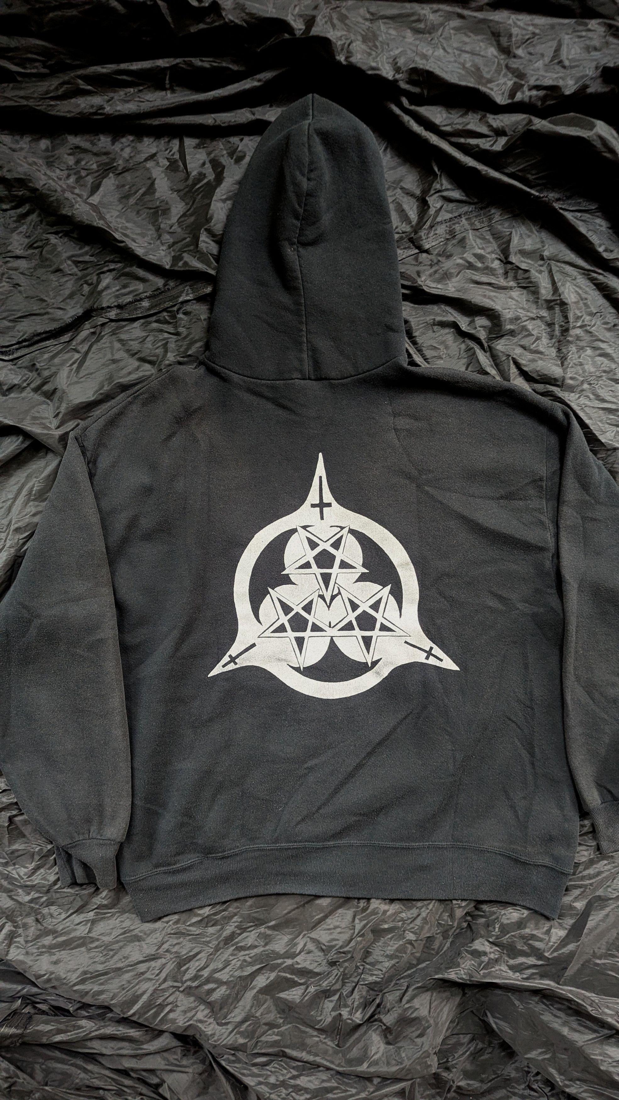 Band Tees Deicide Behind the light vintage hoodie 90s Size US XL / EU 56 / 4 - 4 Thumbnail