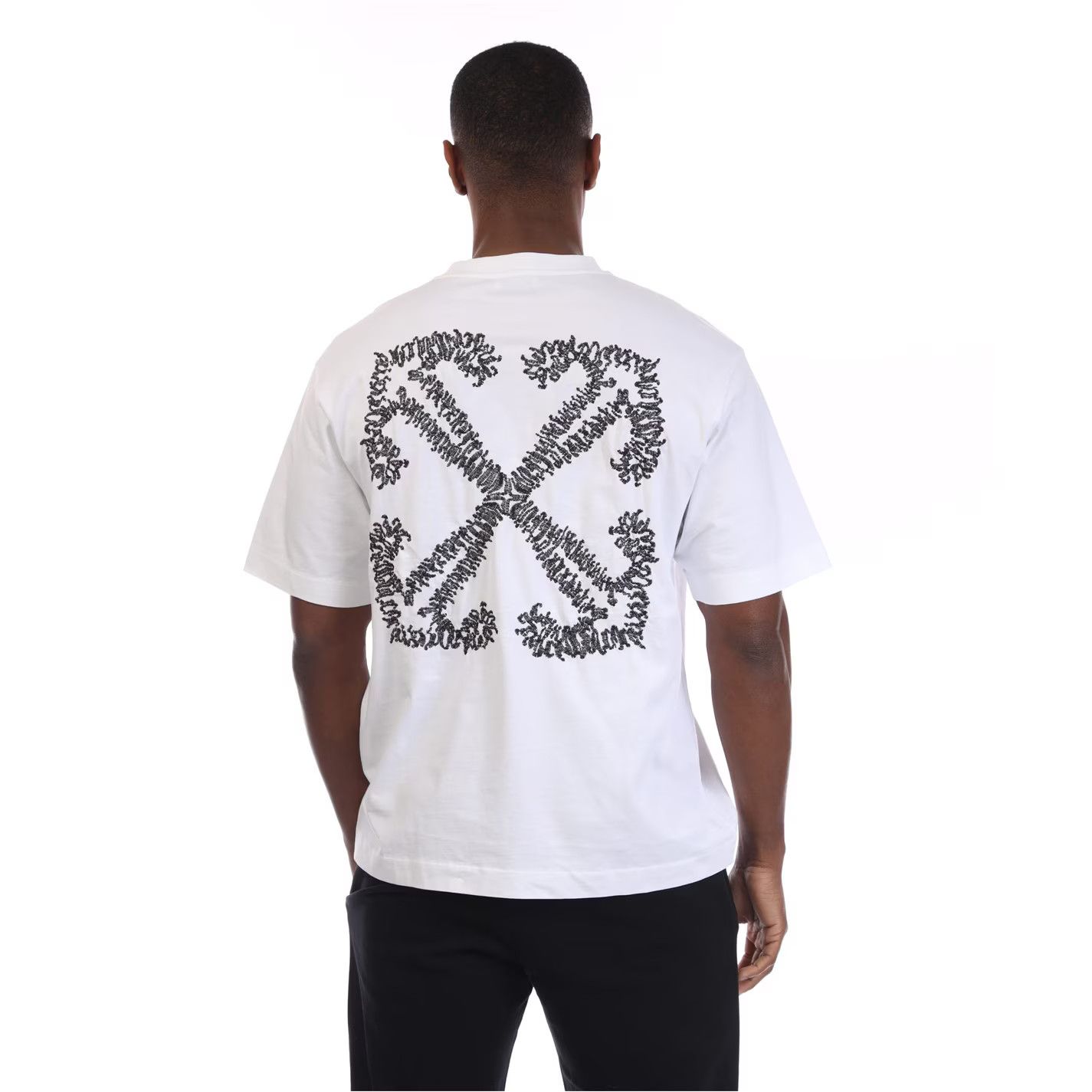 Off-White o1g2r1mq0226 Tattoo Arrow Skate T-Shirt In White Size US XL / EU 56 / 4 - 2 Thumbnail