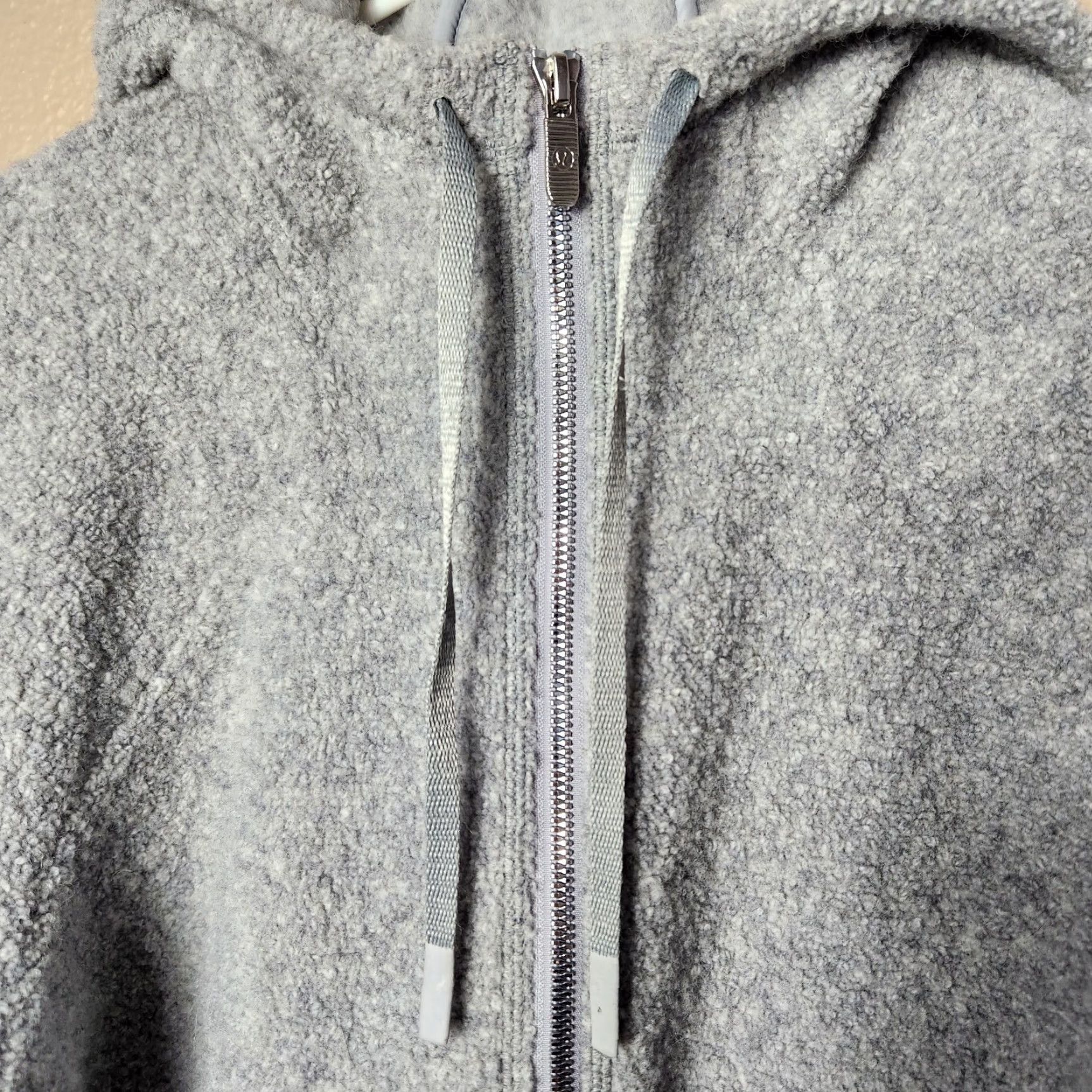 Lululemon Lululemon So Sherpa Wool Blend Boucle Gray Heather Hooded Zip Jacket Size 6 Women Casual Hoodie Jacket Size M / US 6-8 / IT 42-44 - 7 Thumbnail