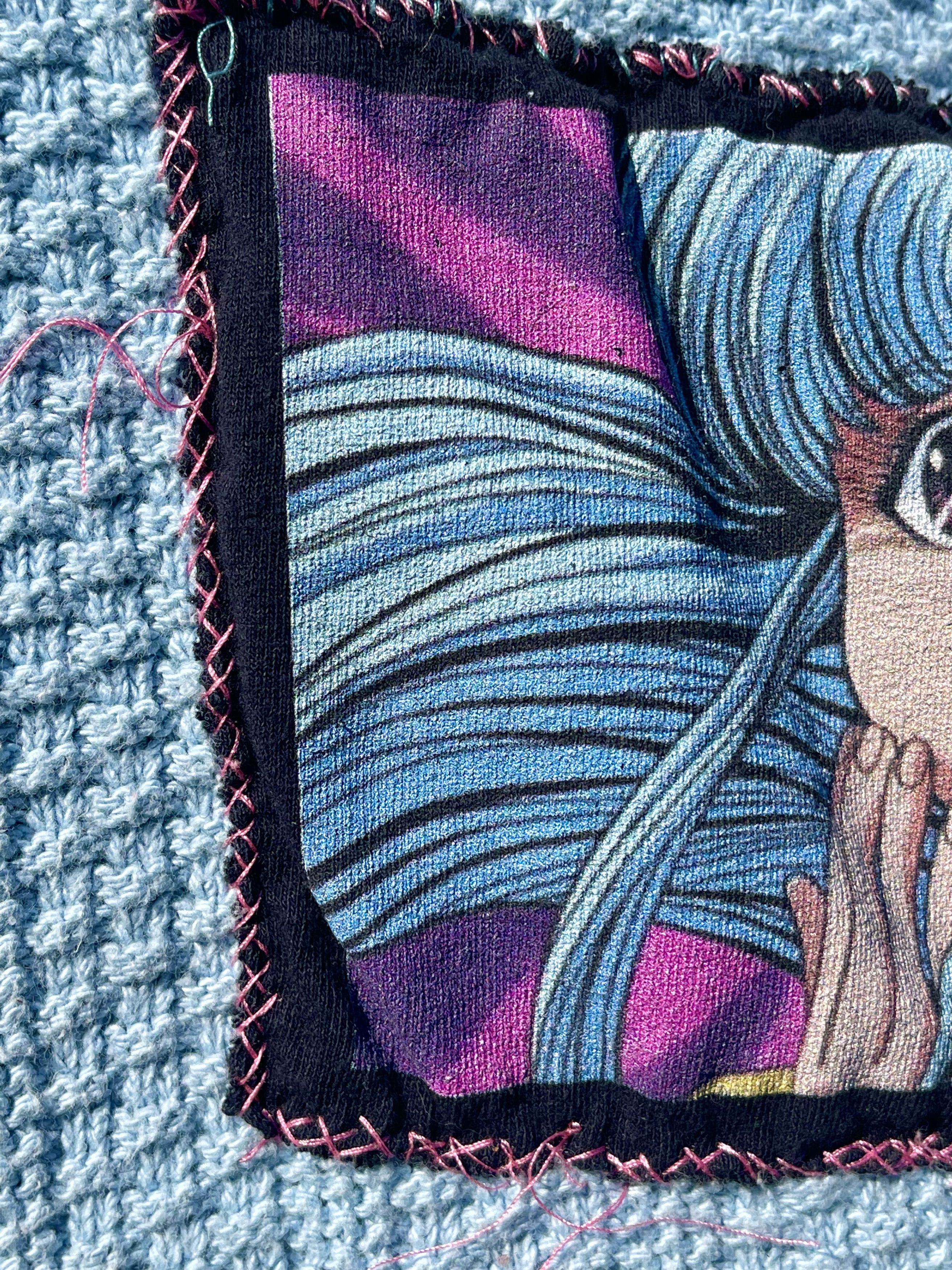 Anime × Japanese Brand Vintage Anime Sweater | Cut & Sew Custom Size US L / EU 52-54 / 3 - 10 Thumbnail