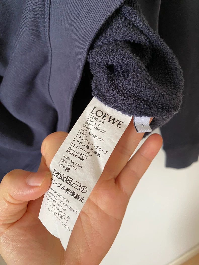 Loewe Loewe Dumbo sweater, size S dark blue, made in Portugal, p Size S / US 4 / IT 40 - 3 Thumbnail