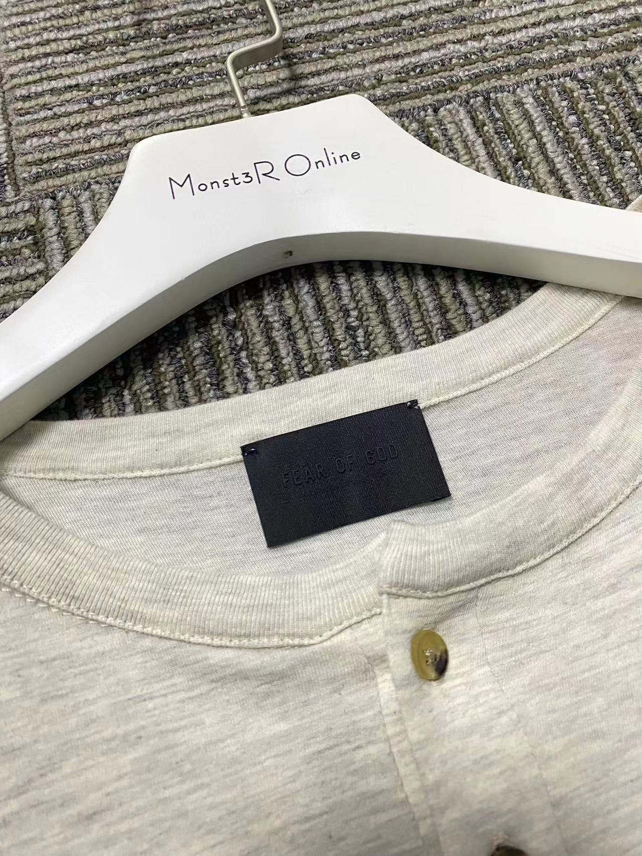 Fear of God Fear of God Seventh Collection 7th 3/4 Sleeve Henley Tee Size US L / EU 52-54 / 3 - 3 Thumbnail