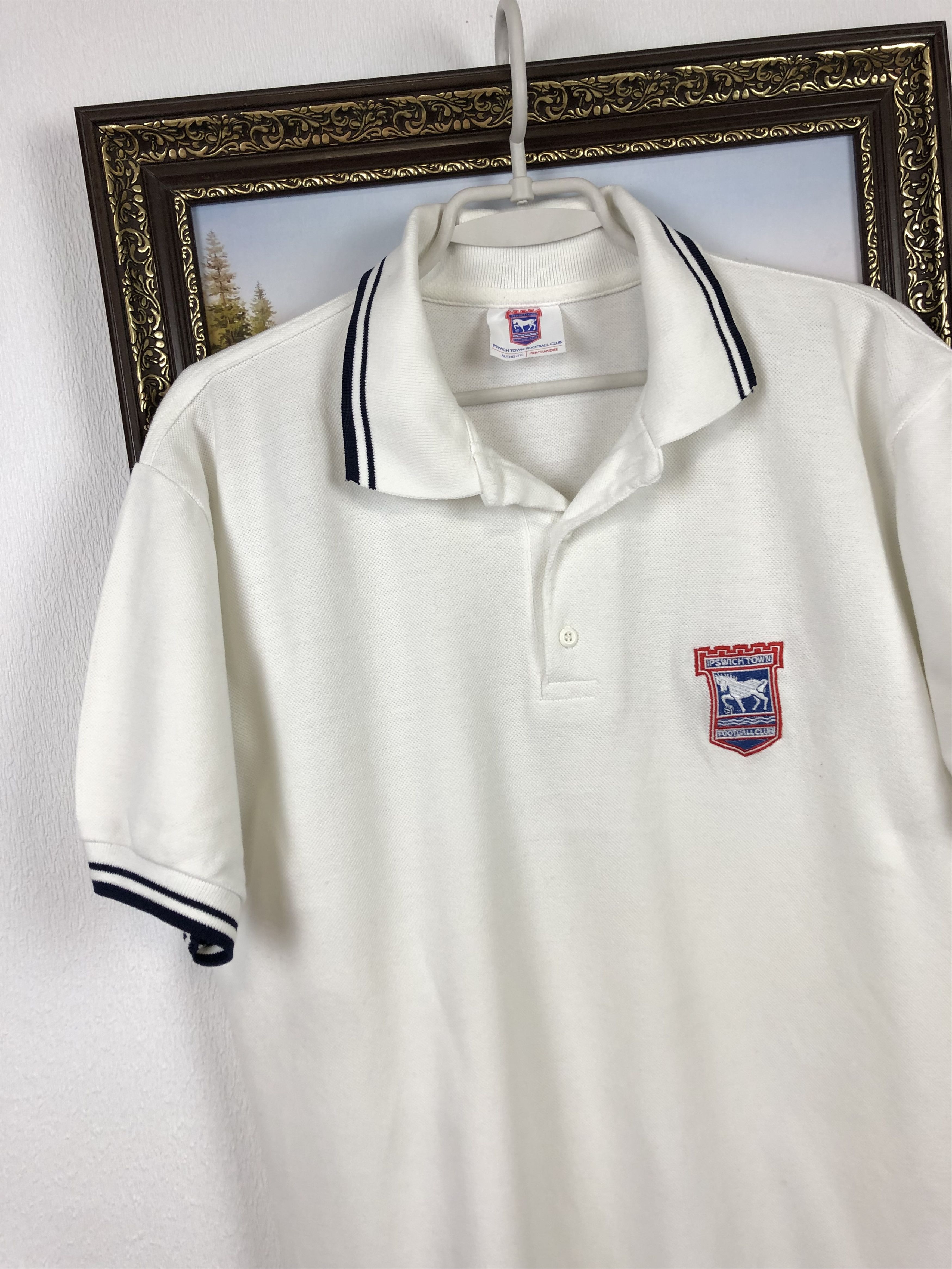 Vintage Vintage Ipswich Town Football Shirt Soccer Polo Jersey Rare Size US M / EU 48-50 / 2 - 3 Thumbnail