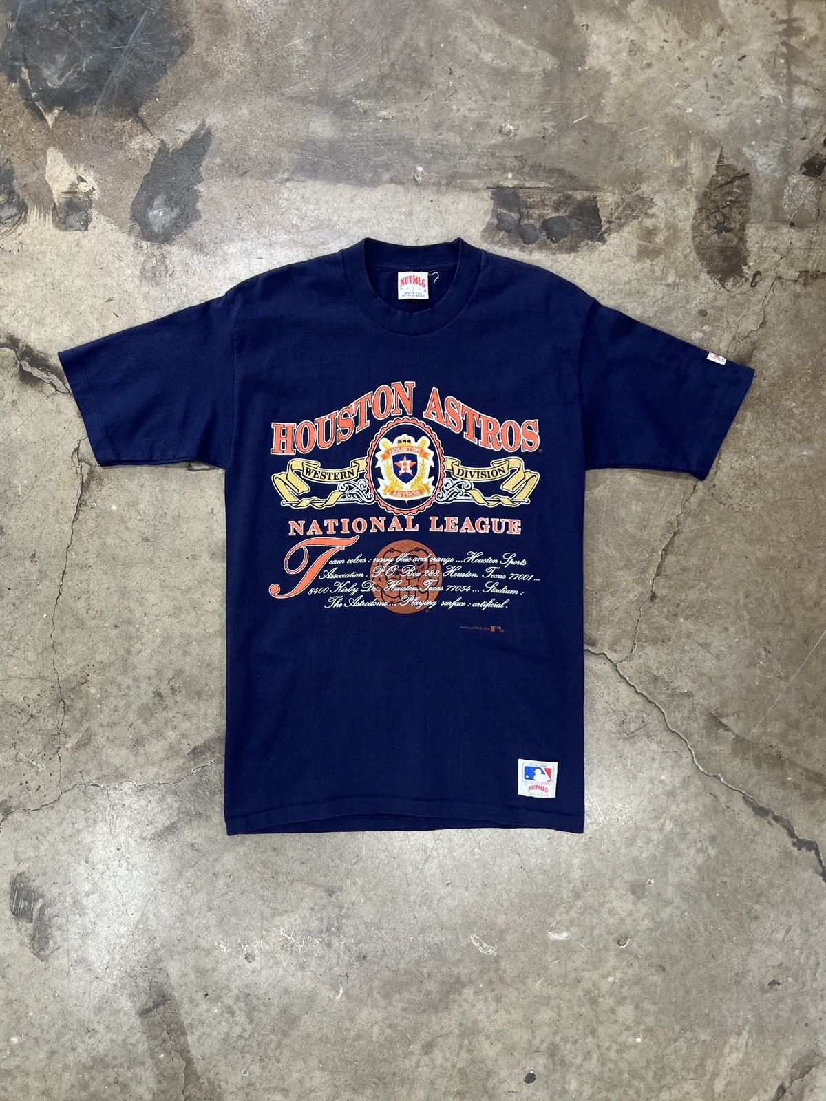 MLB Vintage 1992 90s Houston Astros National League Tee Large Size US L / EU 52-54 / 3 - 2 Thumbnail