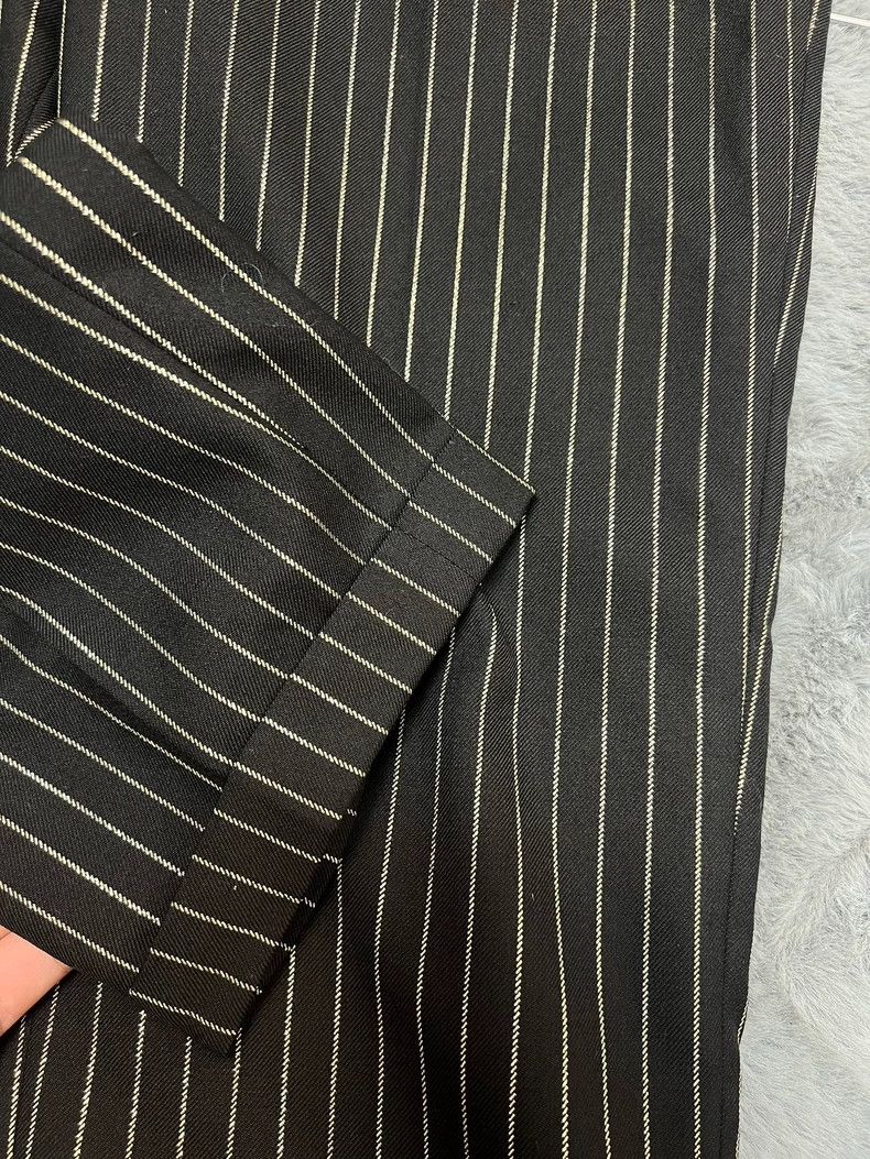 Saint Laurent Paris Saint Laurent Paris size 44 Silver striped wool 9 points t Size US 28 / EU 44 - 5 Thumbnail