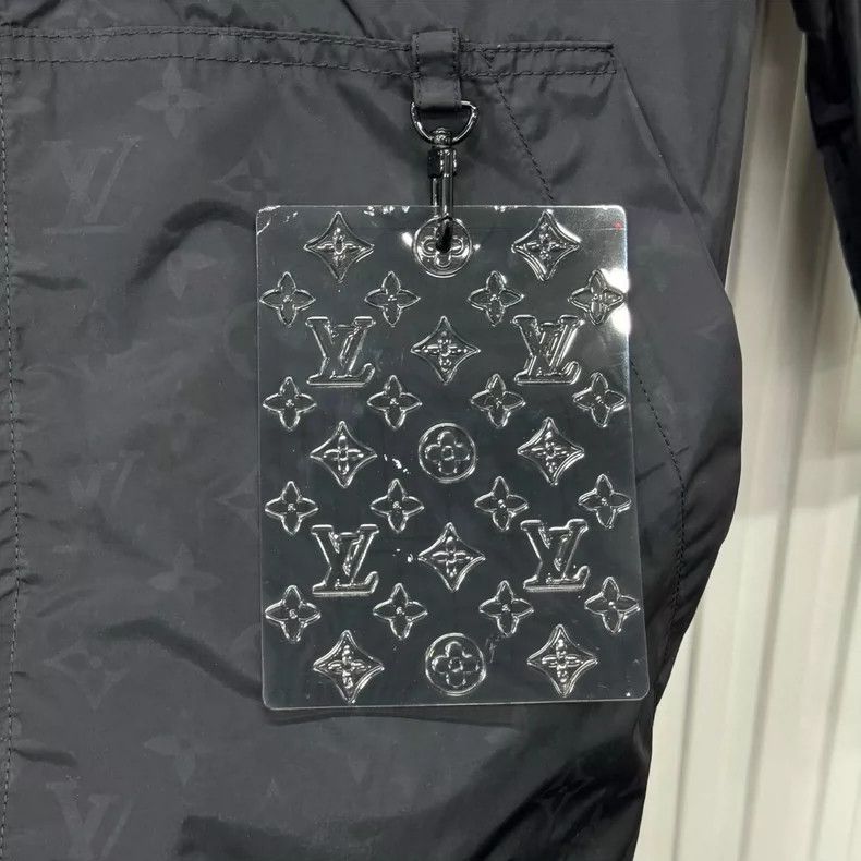 Louis Vuitton Louis Vuitton Black hooded assault jacket with dark stripe Size US S / EU 44-46 / 1 - 5 Thumbnail