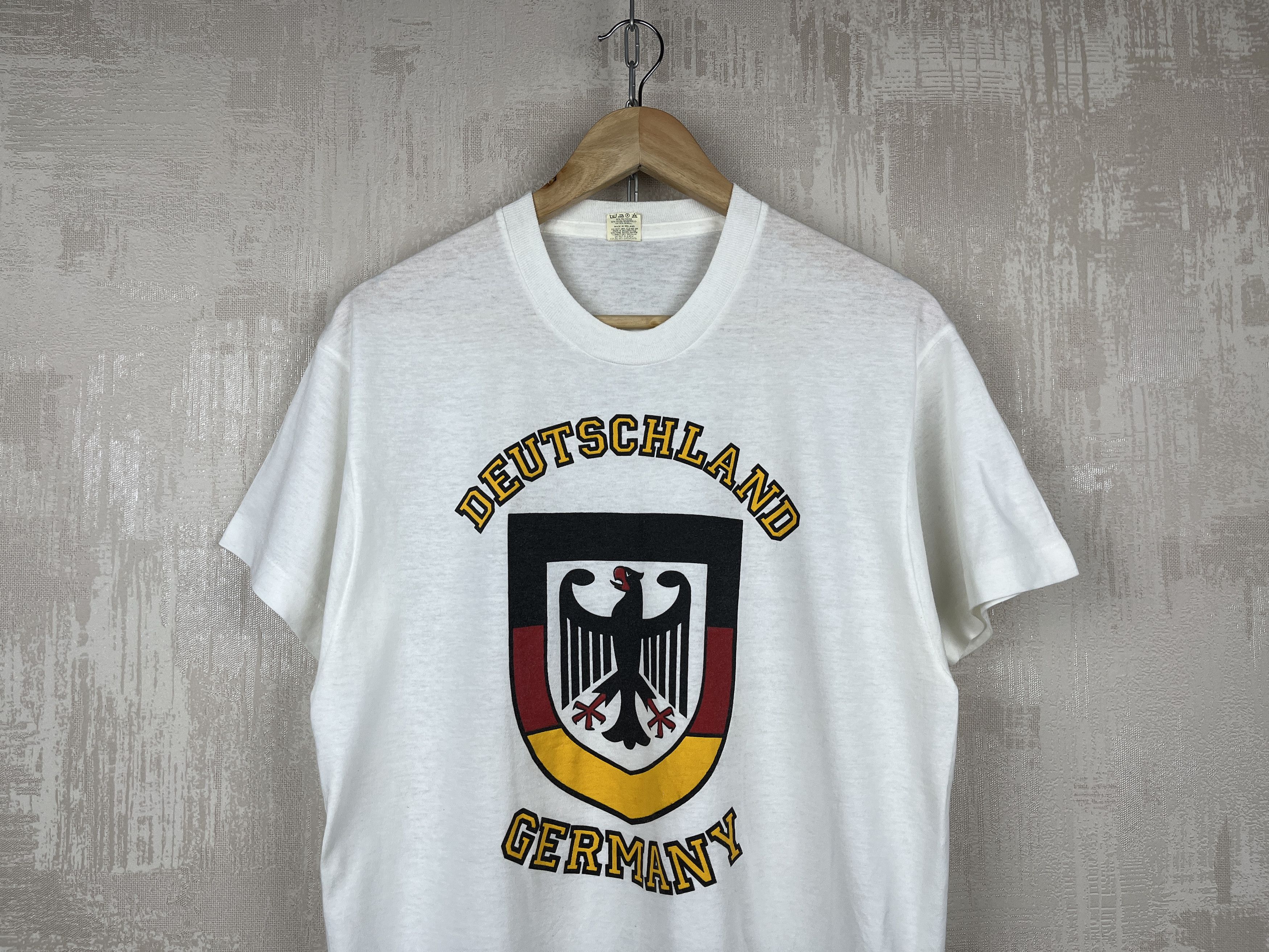 Vintage 80's Germany Deutschland Vintage Screen Stars T-shirt Size US L / EU 52-54 / 3 - 4 Thumbnail