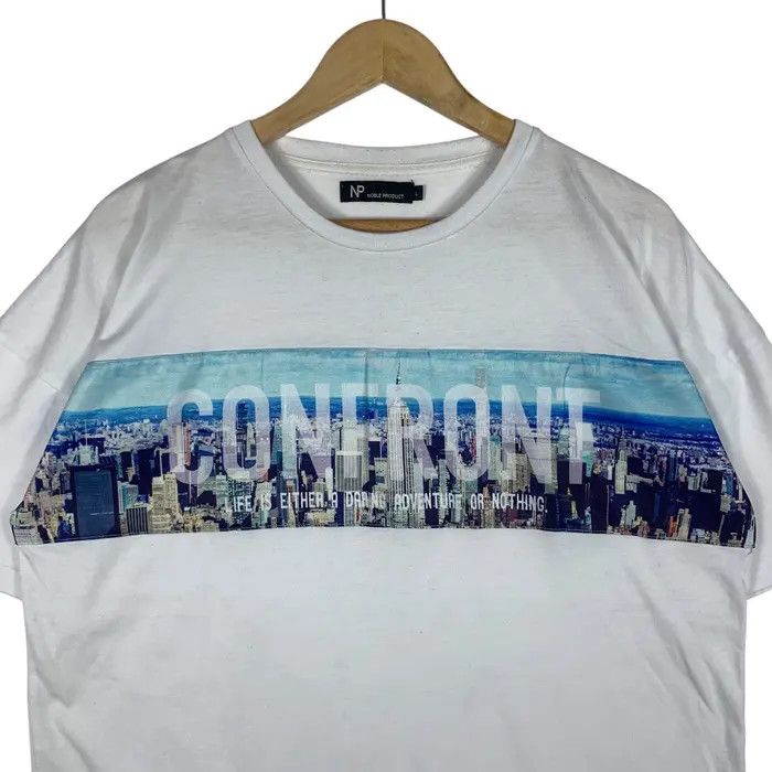 Vintage NOBLE PRODUCT CONFRONT Live Adventure Or Nothing Tee Shirt Size L / US 10 / IT 46 - 2 Thumbnail