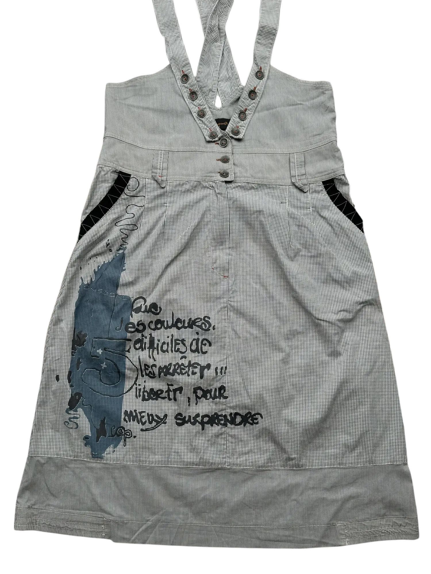 Japanese Brand Y2K Dress With Buttons(V304) Size M / US 6-8 / IT 42-44 - 3 Thumbnail