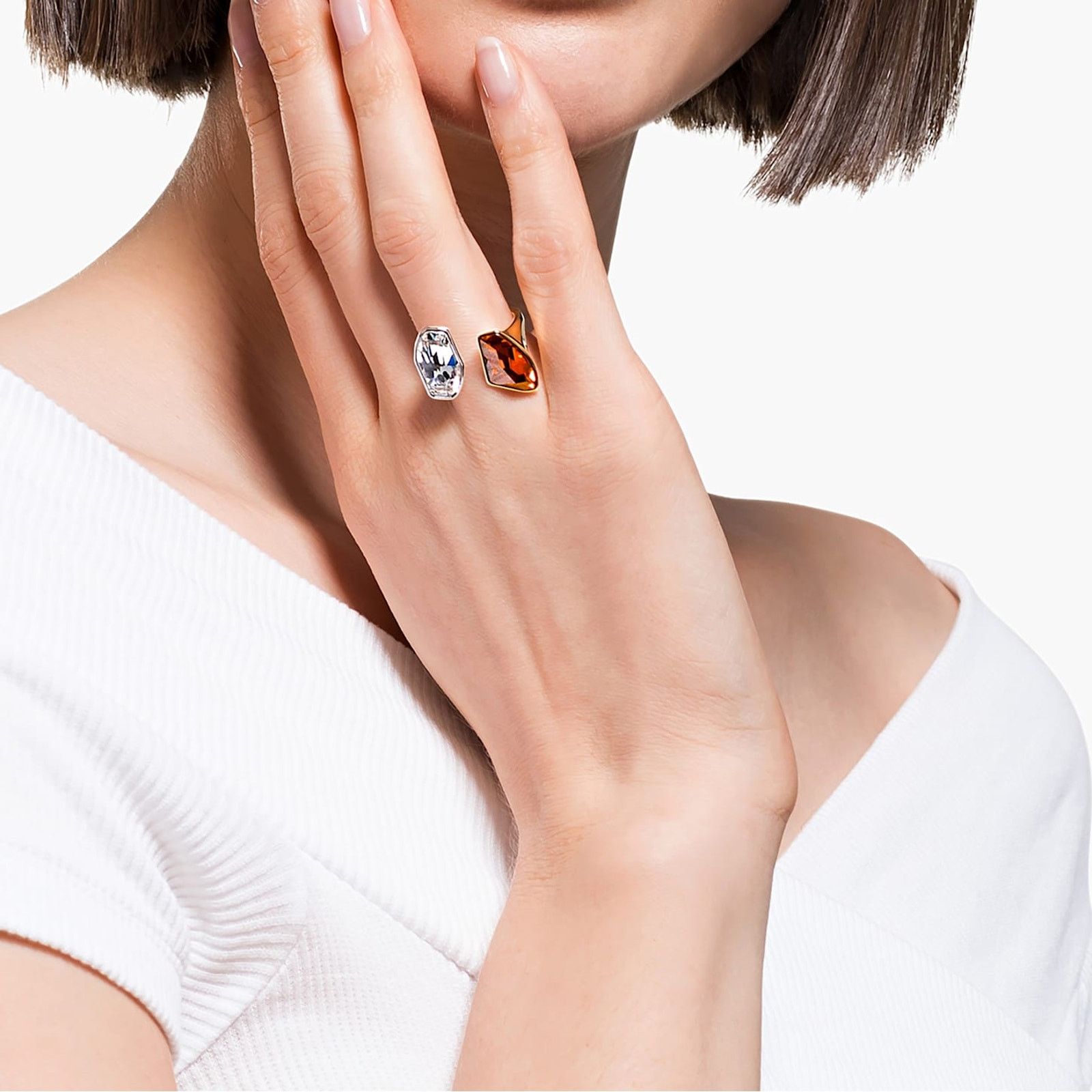 Swarovski Swarovski The Elements ring Fire and air elements size 6 Size ONE SIZE - 2 Thumbnail