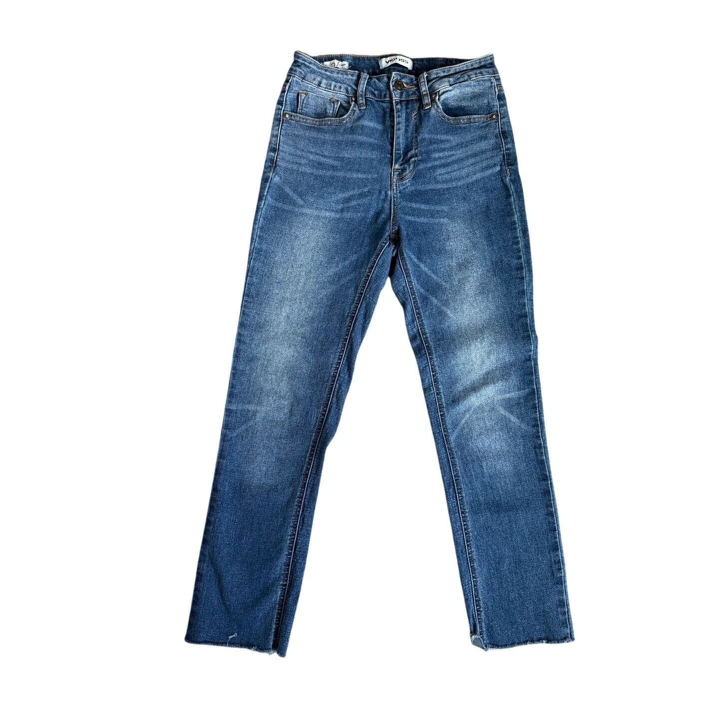Other Vigoss Women's Straight Ankle Jeans Medium Wash 24 Size 24" / US 00 / IT 34 - 1 Thumbnail