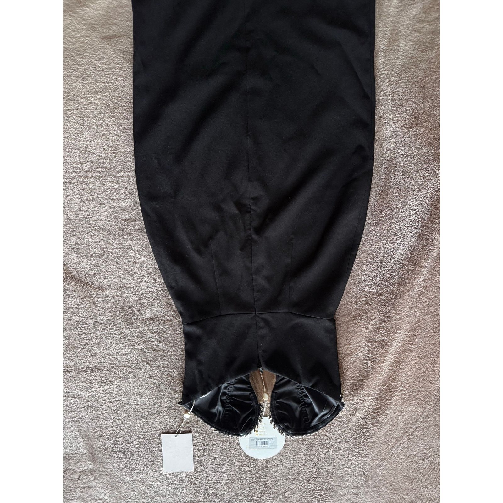 Full Circle Miss Circle Black Crystal Strapless Full Lengt Gala Dress Size XXS / US 00 / IT 34 - 6 Thumbnail