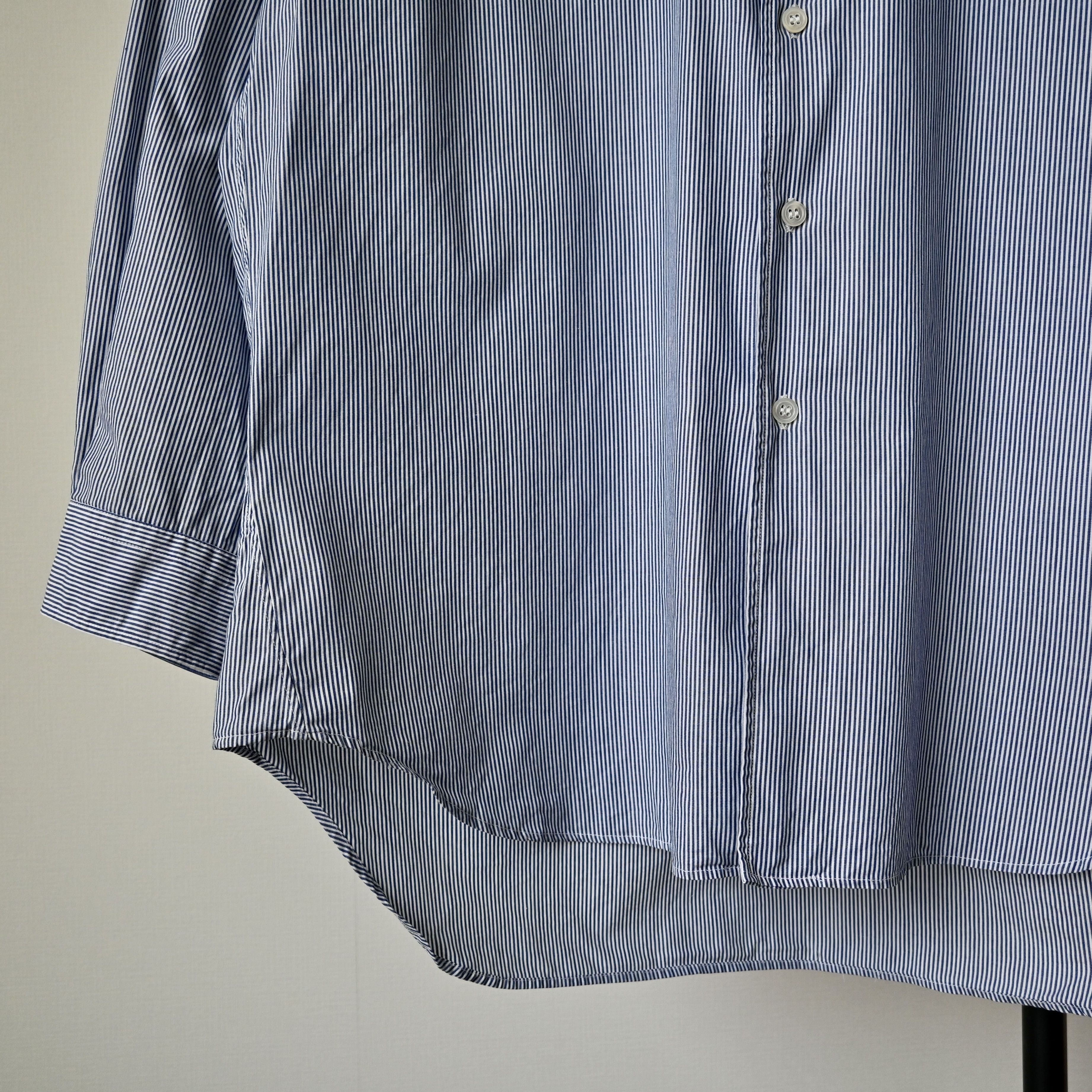 Katharine Hamnett London VTG 1980s KATHARINE HAMNETT high chest pocket striped shirt Size US M / EU 48-50 / 2 - 7 Thumbnail