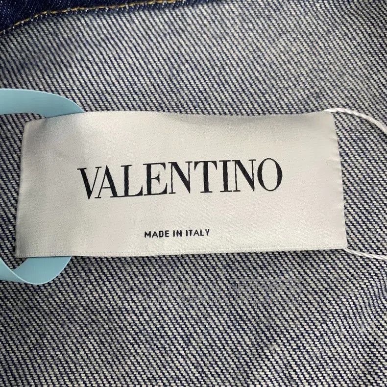 Valentino Valentino Dark blue butterfly denim jacket Size M / US 6-8 / IT 42-44 - 5 Thumbnail