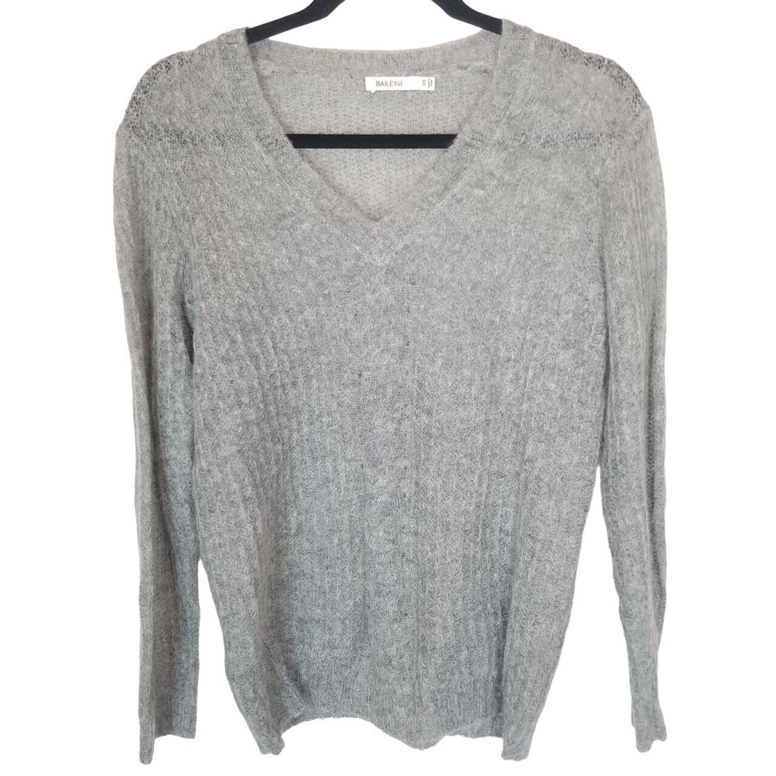 Bailey 44 Bailey 44 Women Mohair Wool Sweater Sz XS Classic Minimalist Size XS / US 0-2 / IT 36-38 - 1 Thumbnail