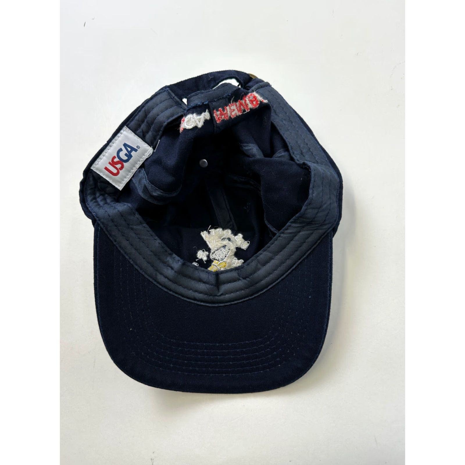 Vintage US Open 2020 Winged Foot Golf Hat Cap Adjustable Blue USGA Member Cap Dad Hat Men Adjustable Blue US Open 2020 Winged Foot Size ONE SIZE - 3 Thumbnail