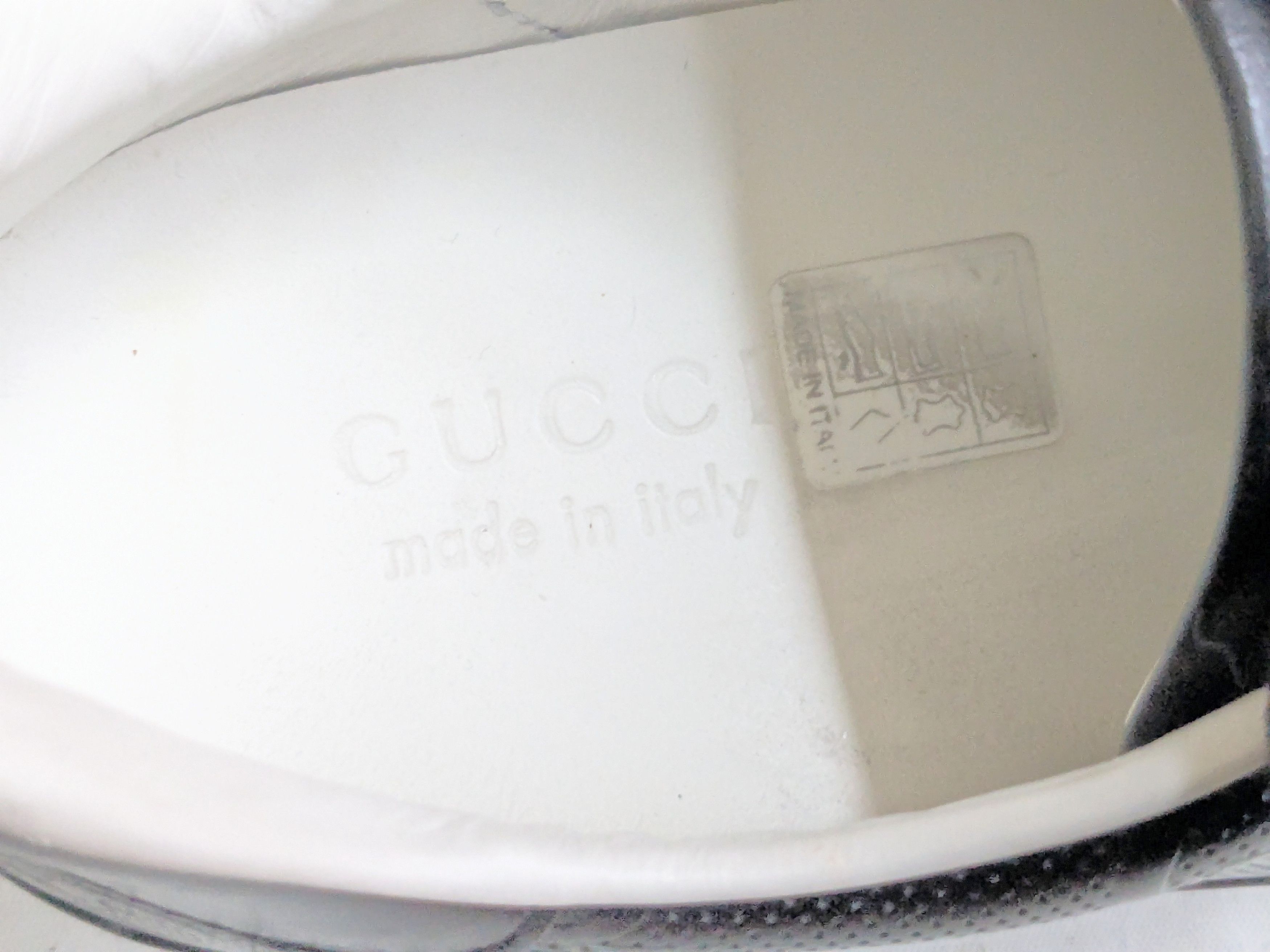 Gucci Gucci Ace Sneakers 8.5 Black Leather Monogram GG Logo Size US 8.5 / EU 41-42 - 8 Thumbnail