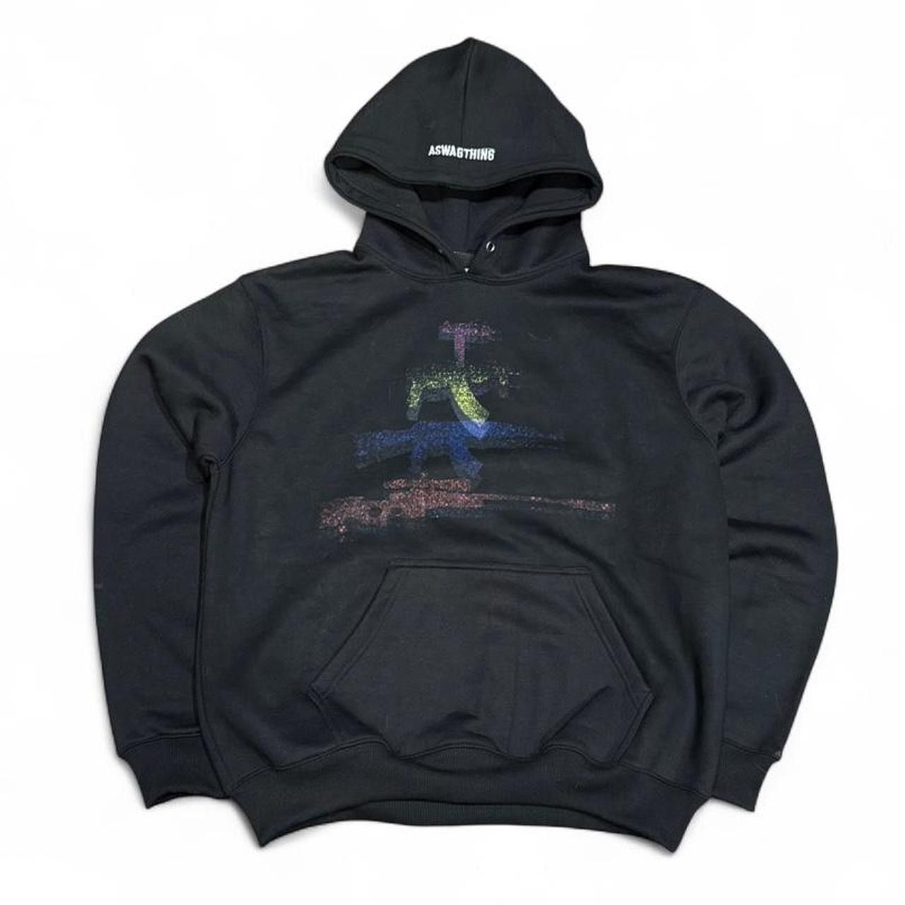 Japanese Brand ASwagThing FW25 1/50 F&F Pixel Gun Black Hoodie Size US XL / EU 56 / 4 - 1 Thumbnail