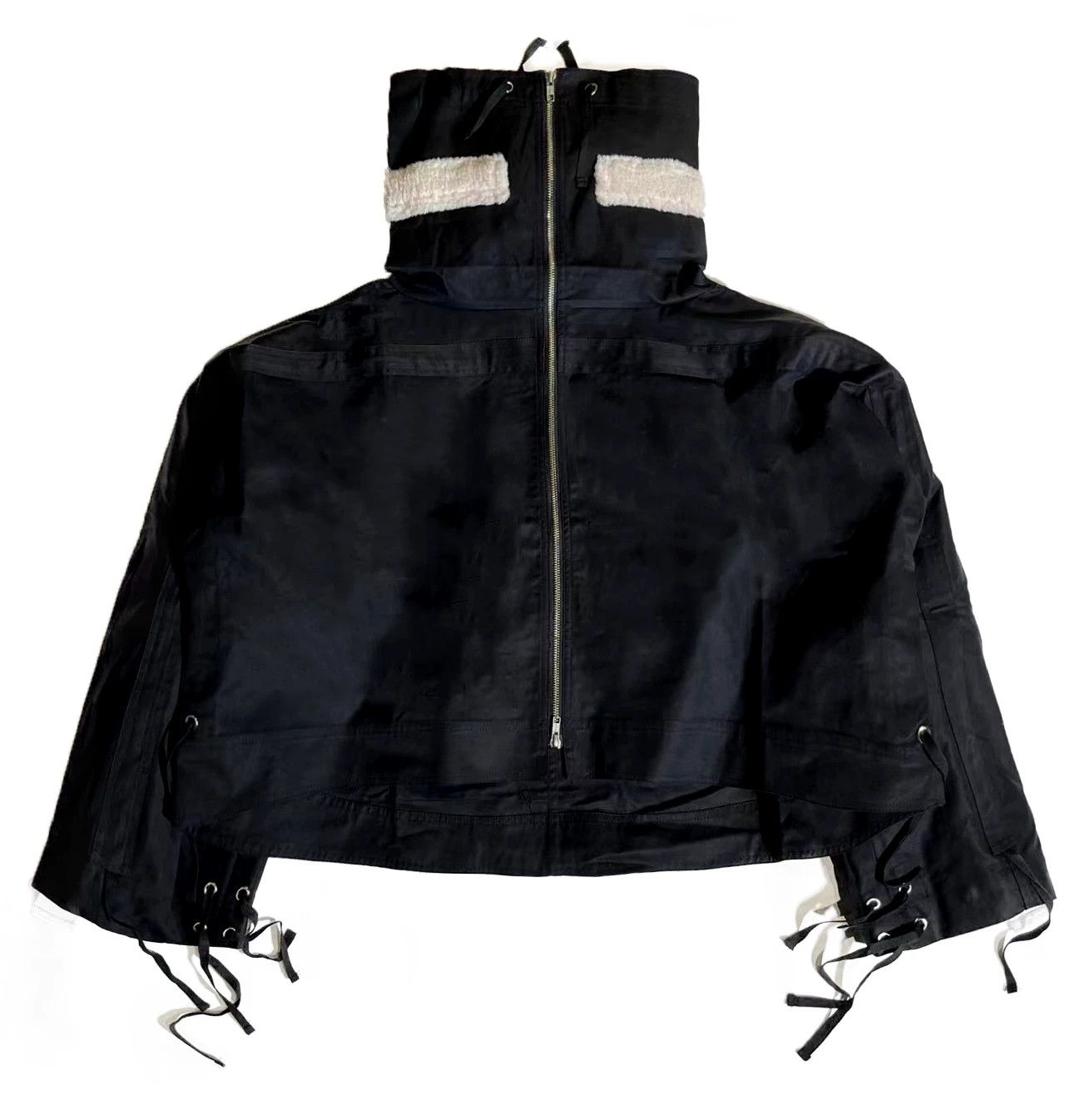 Japanese Brand Oversized Fleece Cropped Jacket Size M / US 6-8 / IT 42-44 - 1 Thumbnail