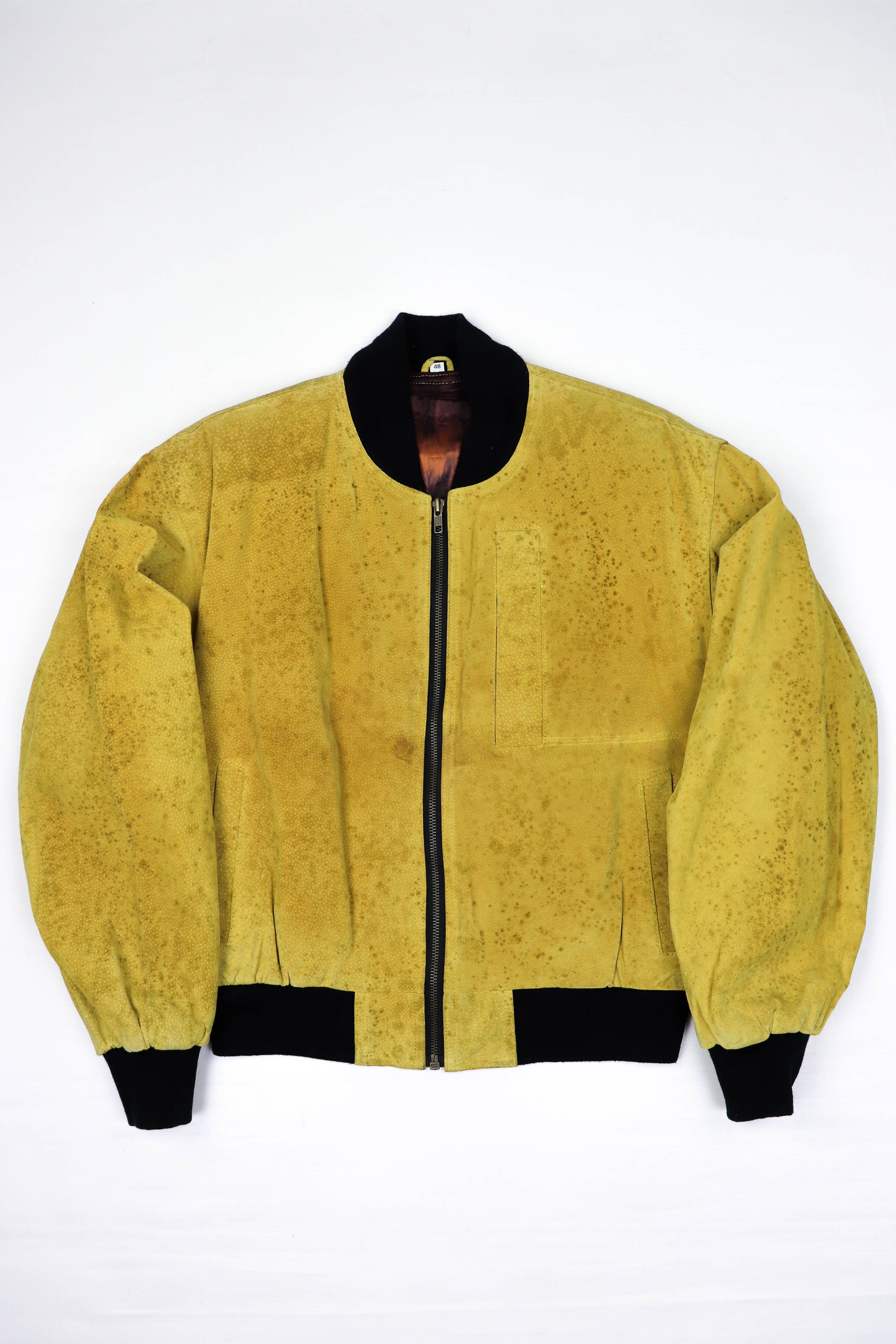 NFL ​​Glenwood Gators Vintage 90s Distressed Suede Bomber Jacket Size US M / EU 48-50 / 2 - 1 Thumbnail