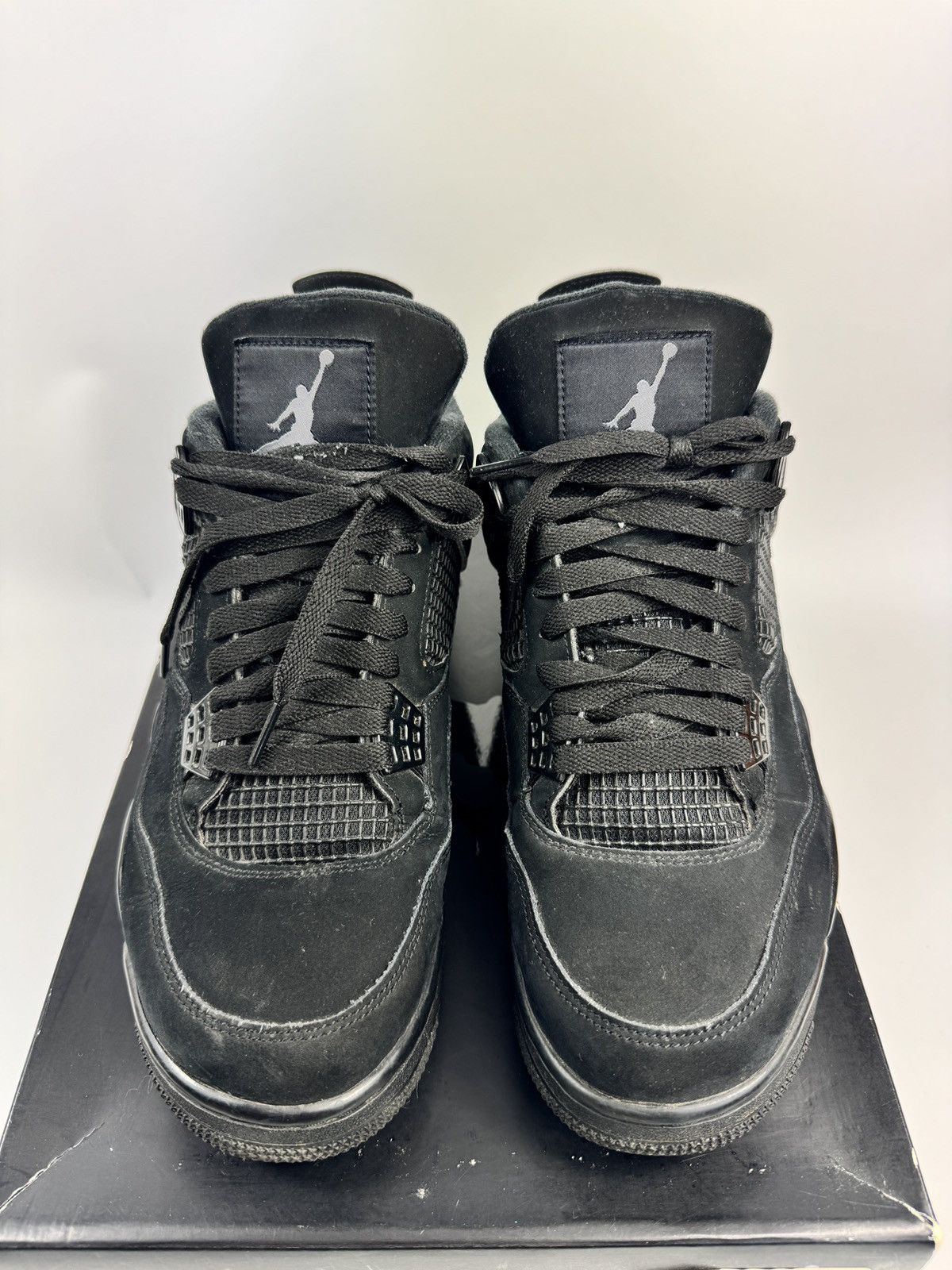 Nike AIR JORDAN 4 RETRO SNEAKERS Size US 10 / EU 43 - 3 Thumbnail