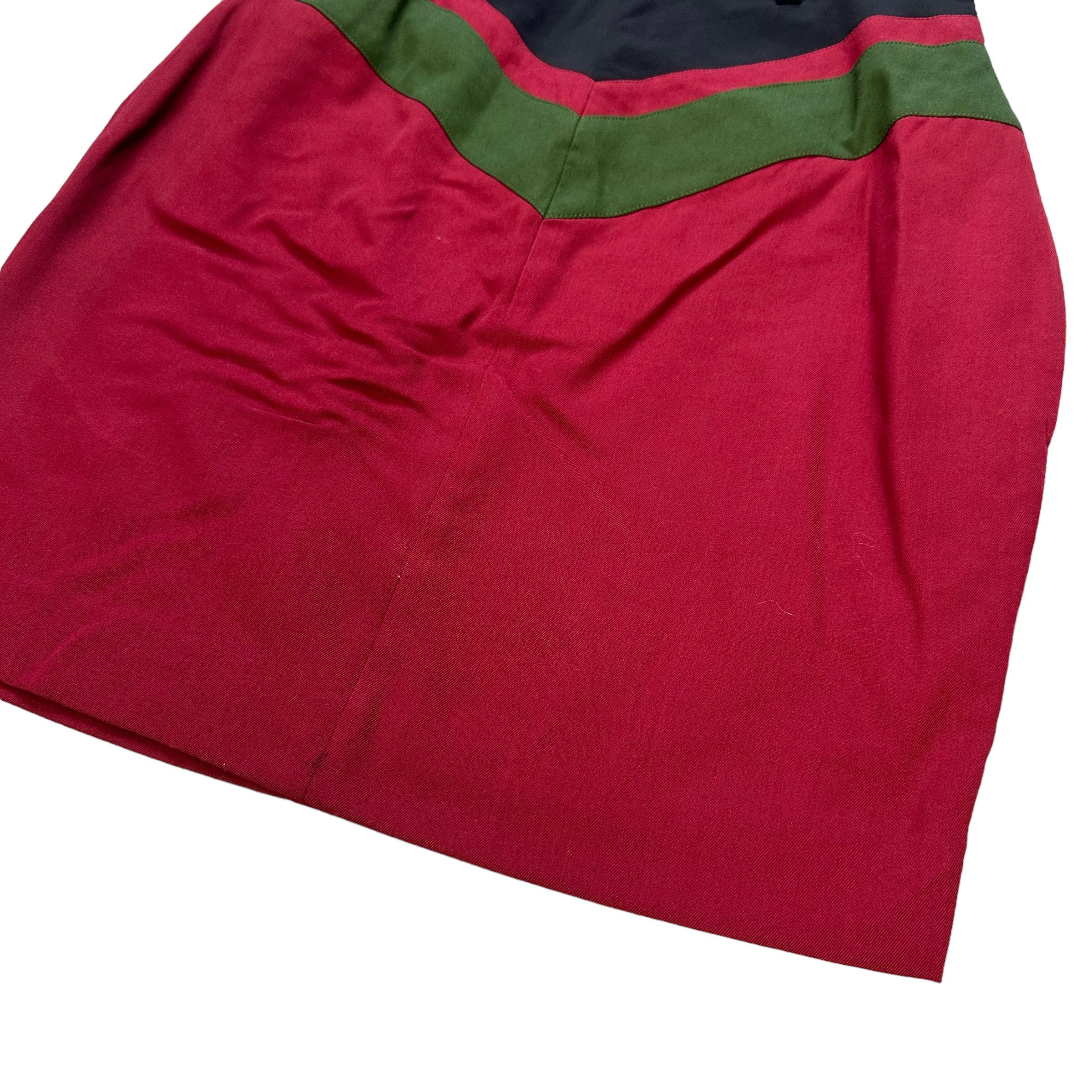Jean Paul Gaultier JUNIOR GAULTIER COLORBLOCK MINI SKIRTS #7630-159 Size 24" / US 00 / IT 34 - 3 Thumbnail