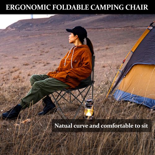 Designer × Homemade YSSOA Portable Folding Camping Chair with Carry Bag for Adul Size US L / EU 52-54 / 3 - 2 Thumbnail