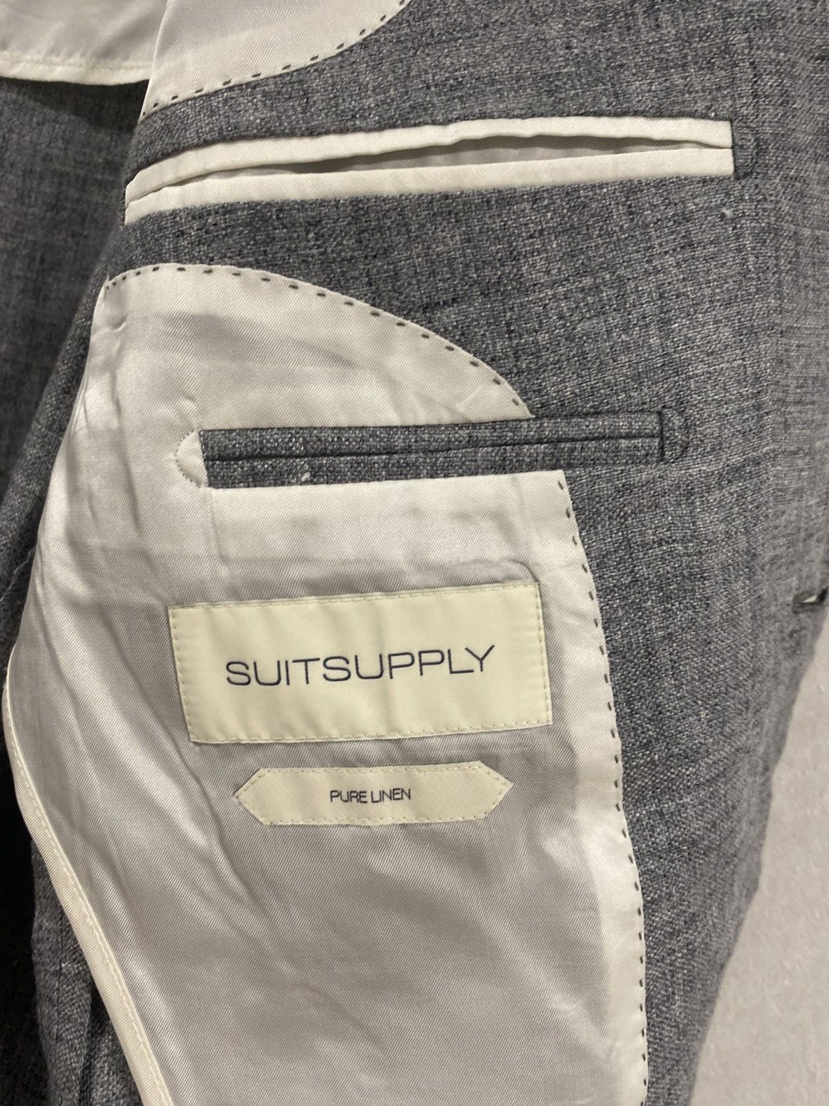 Suitsupply Suitsupply Angelico Linen Blazer Havana Patch HL Size: 44S Size 44S - 9 Thumbnail
