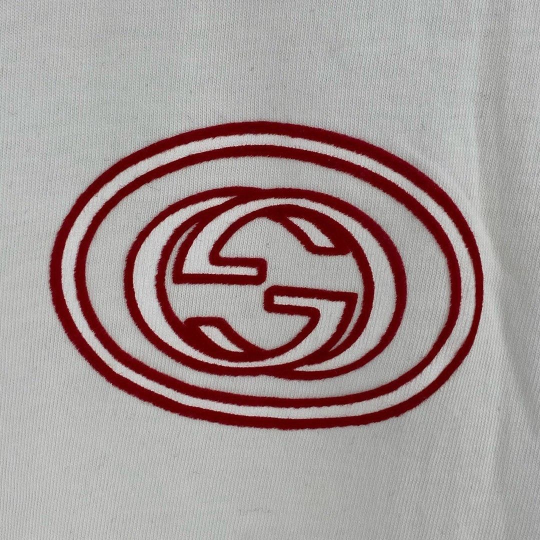 Gucci Gucci red ring on the chest double G short sleeve Nextarrow Size US S / EU 44-46 / 1 - 3 Thumbnail
