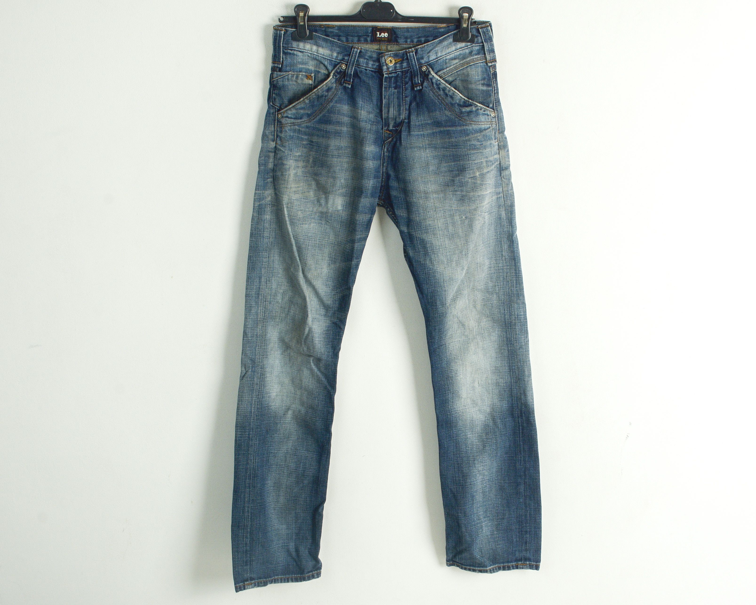 Lee Clark Flaps W30 L32 Reg Straight Jeans Denim Pants Trousers Size US 30 / EU 46 - 2 Thumbnail