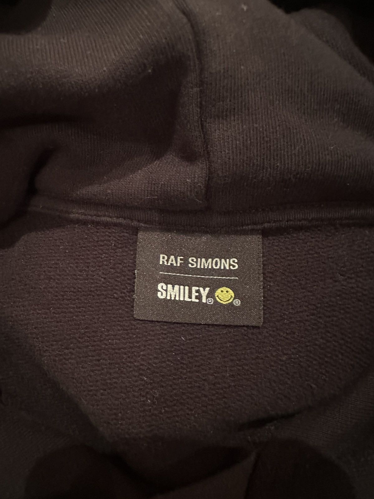 Raf Simons Raf Simons x Smiley Distressed Hoodie Size US L / EU 52-54 / 3 - 6 Thumbnail