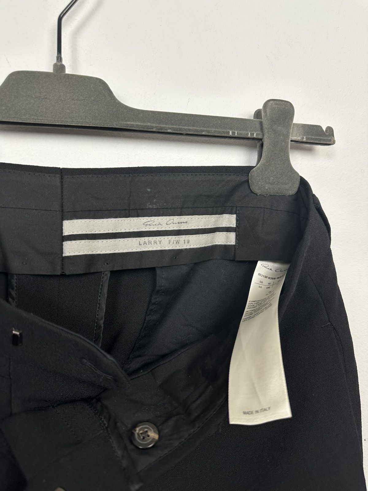 Rick Owens FW19 ‘LARRY’ Embellished Karloff Trousers Size US 34 / EU 50 - 6 Thumbnail