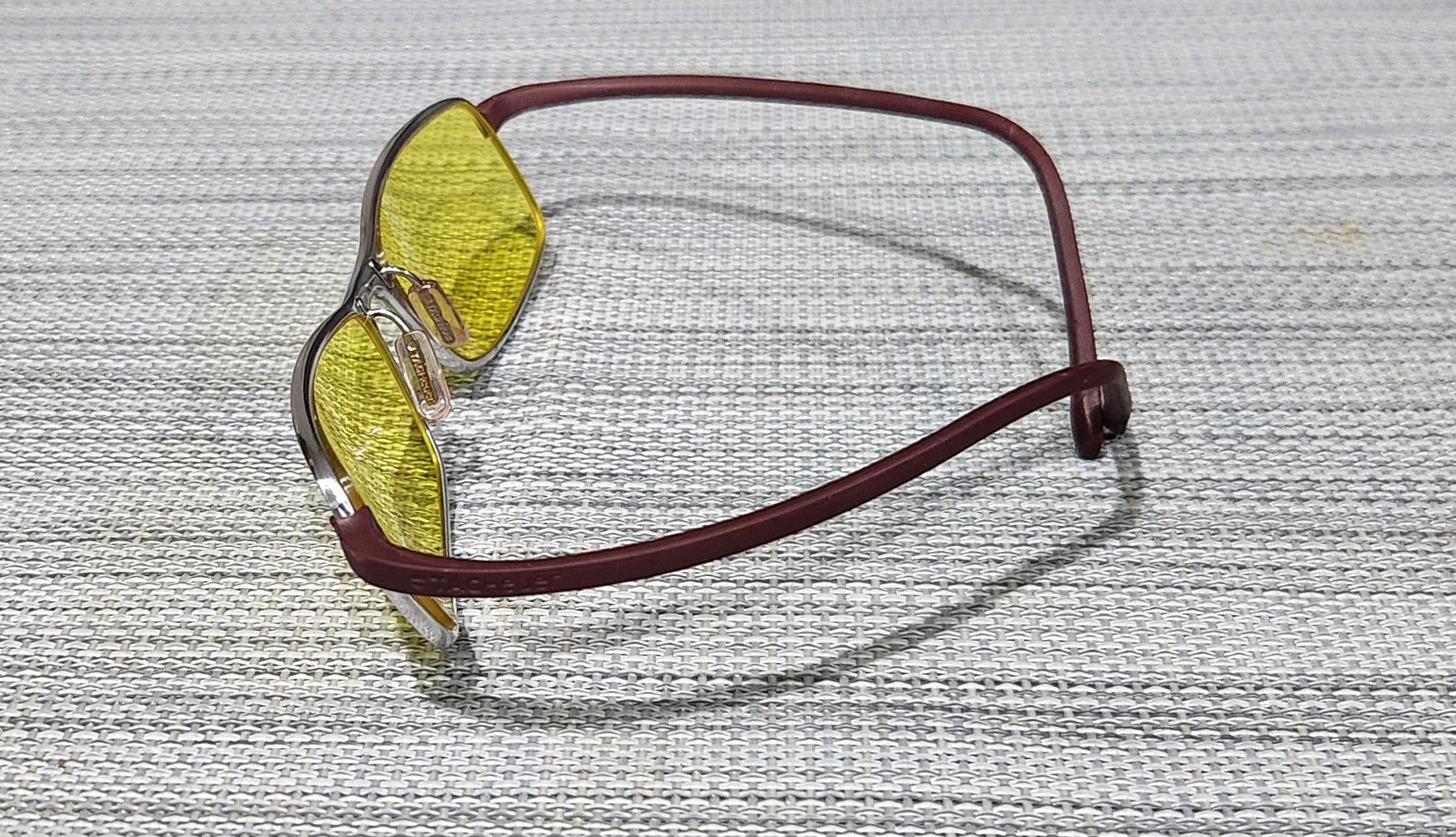 Designer × Tag Heuer × Vintage Tag Heuer Eyeglasses 2007 332 Brushed Grey Brown Stretched Size ONE SIZE - 3 Thumbnail