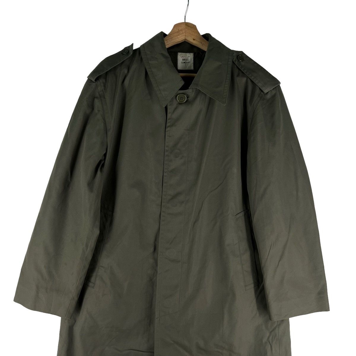 Vintage 🔥VINTAGE LONG JACKET FLY MILITARY USA ARMY DOUBLE COLLAR Size US M / EU 48-50 / 2 - 2 Thumbnail