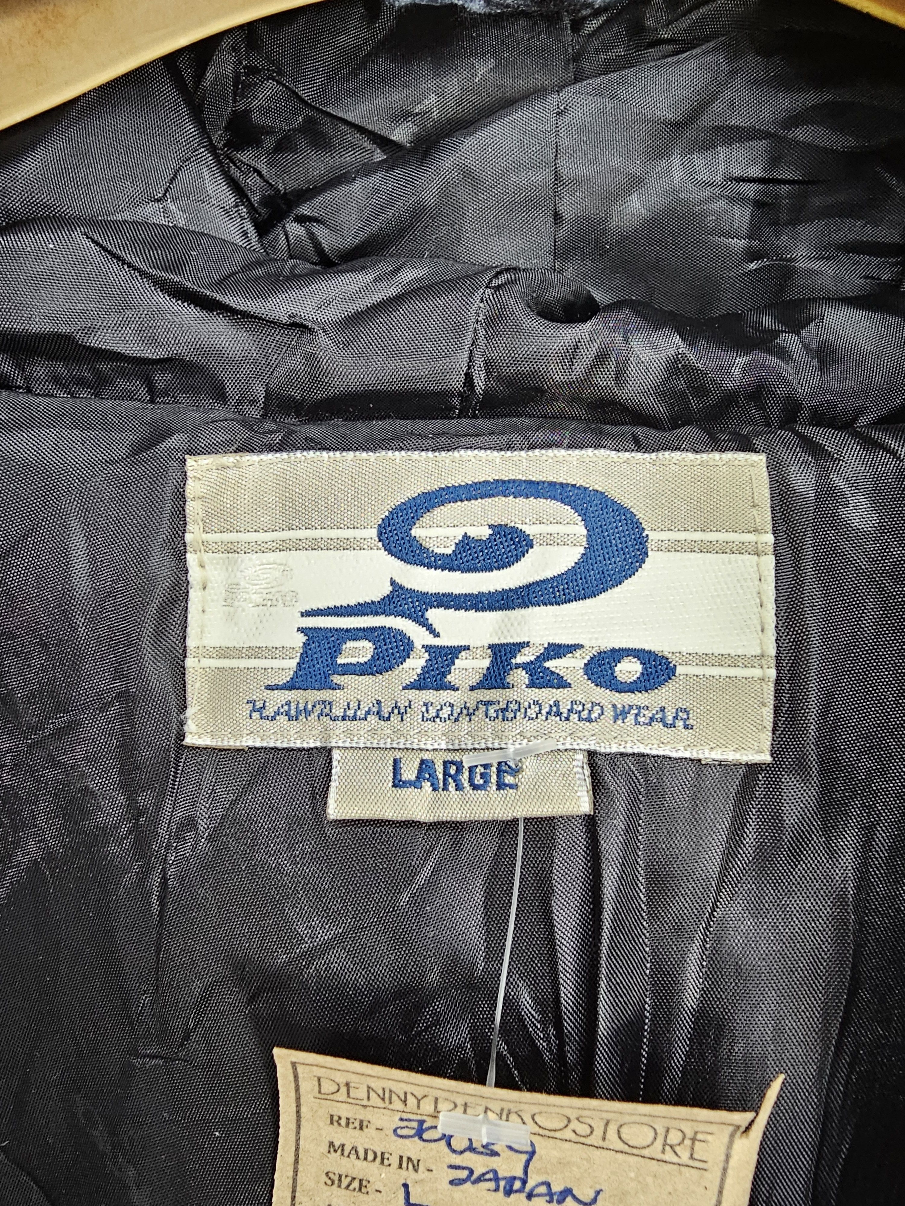 Japanese Brand PIKO Hawaiian Longboard Wear Striped Fleece Jacket J0039 Size US L / EU 52-54 / 3 - 11 Thumbnail