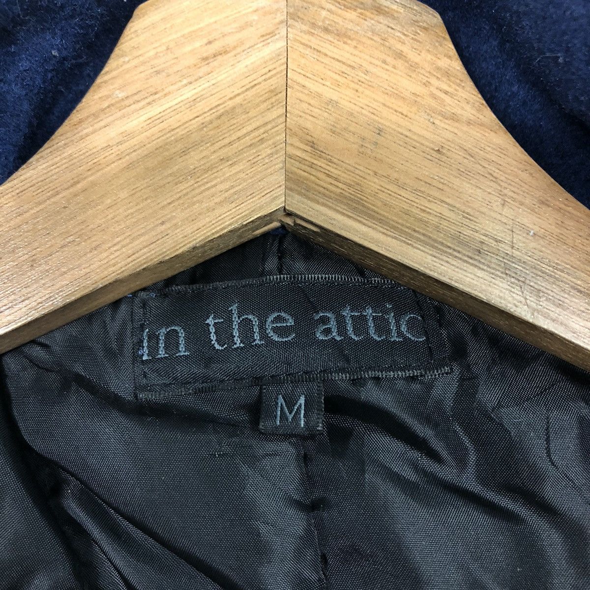 In The Attic 📌Vintage Biker Wool Jacket Duffle In The Attic Punk Design Size US M / EU 48-50 / 2 - 18 Thumbnail