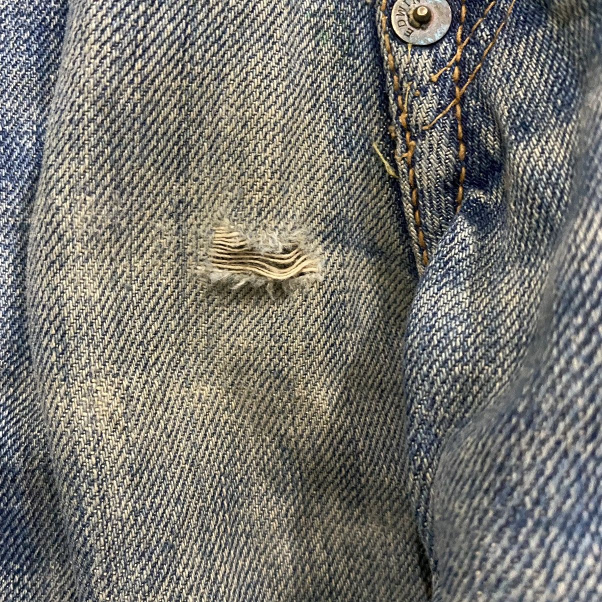 Kapital Vintage Edwin 505 SXR Distressed Special Made Selvedge Jeans Size US 31 - 7 Thumbnail