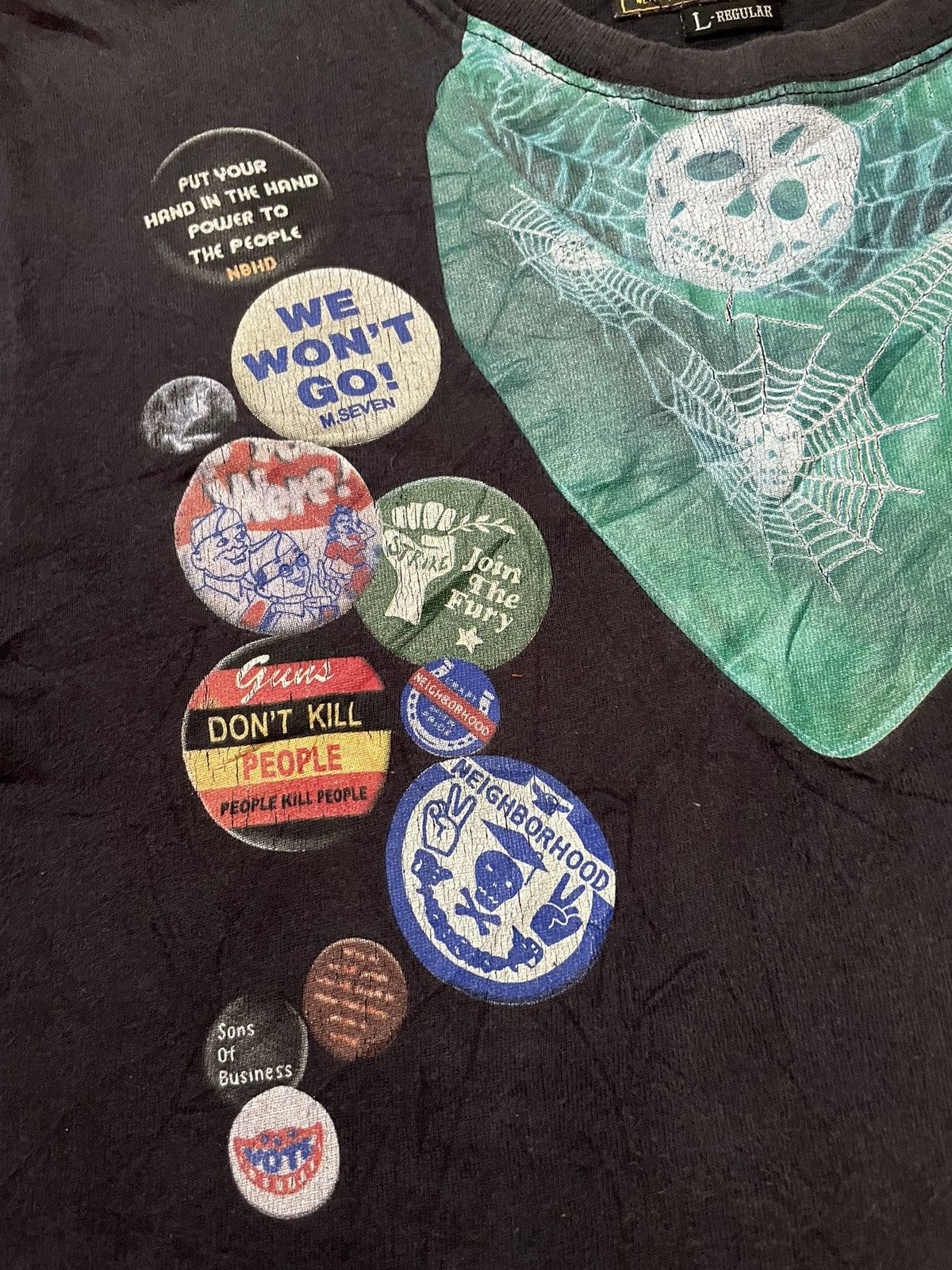 Japanese Brand × Neighborhood Neighborhood Punk Protest Pins Illusion Tshirt Size US L / EU 52-54 / 3 - 4 Thumbnail