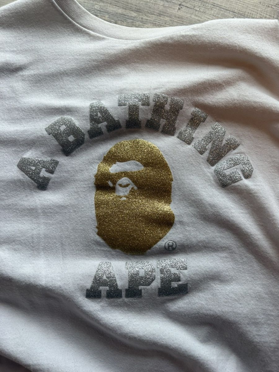 Bape Glitter Bape Shirt Size US XL / EU 56 / 4 - 2 Thumbnail