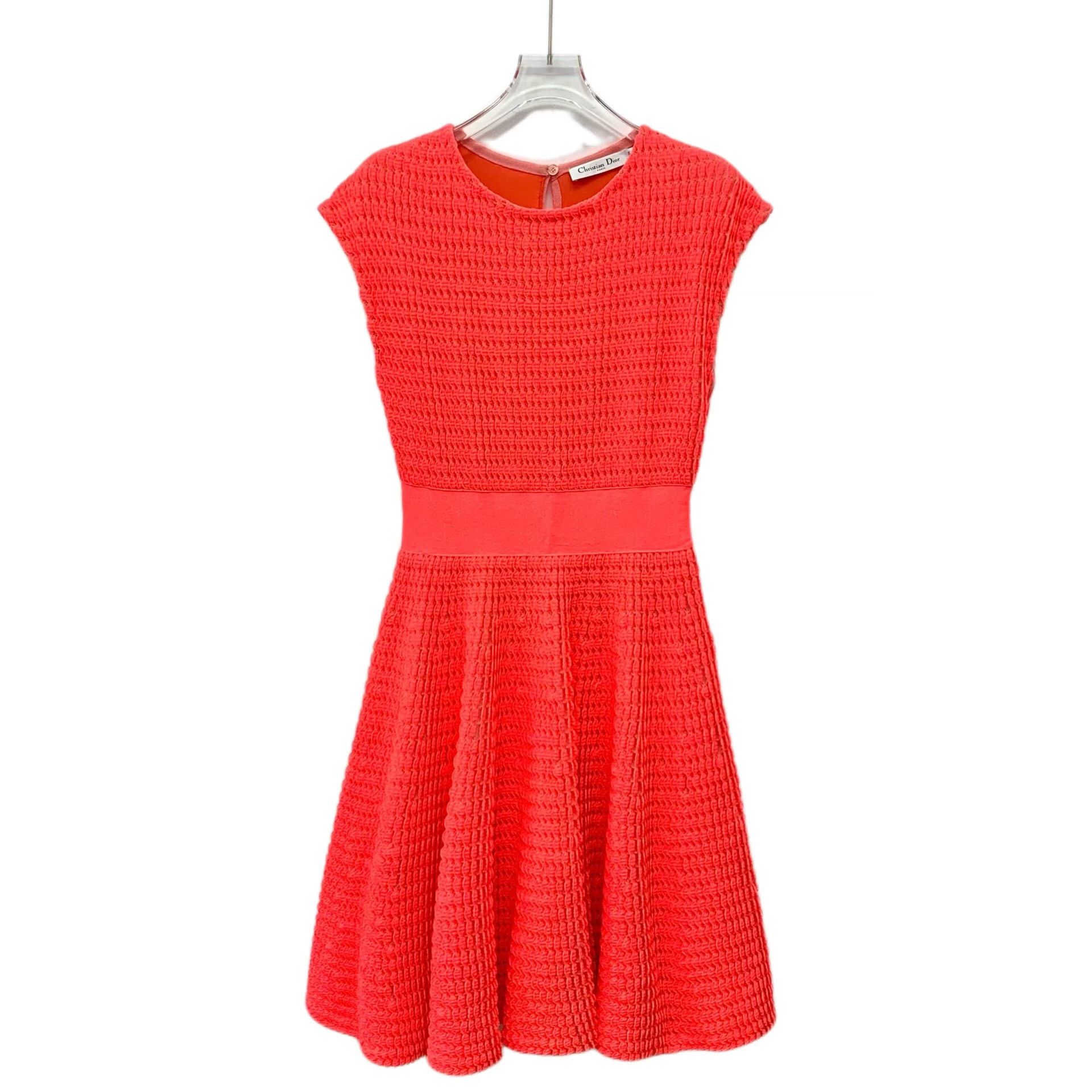 Dior Dior Embroidered Red Dress S Women Size S / US 4 / IT 40 - 1 Thumbnail