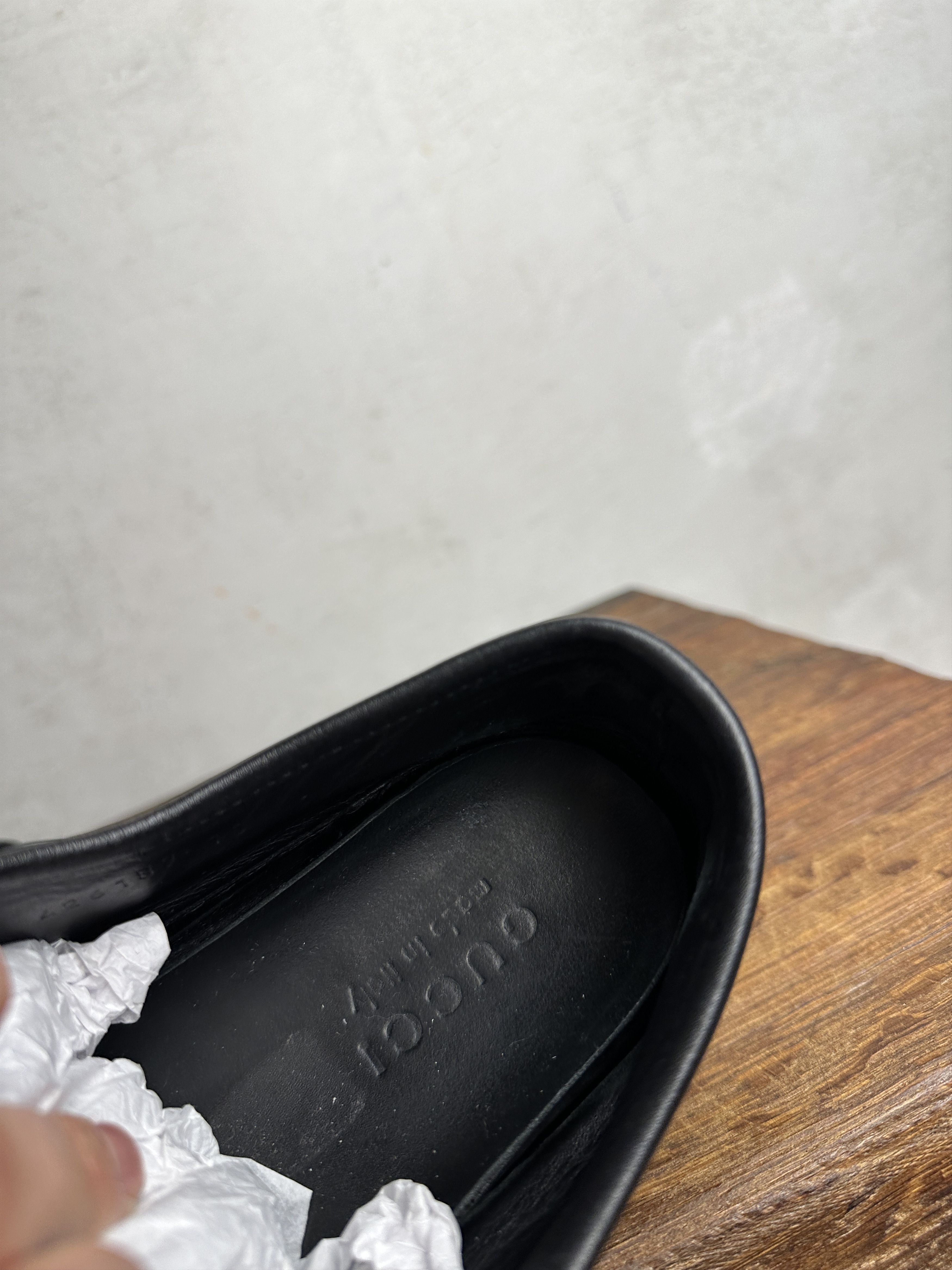 Gucci Gucci GG Logo Supreme Leather Sneakers Size US 10 / EU 43 - 12 Thumbnail