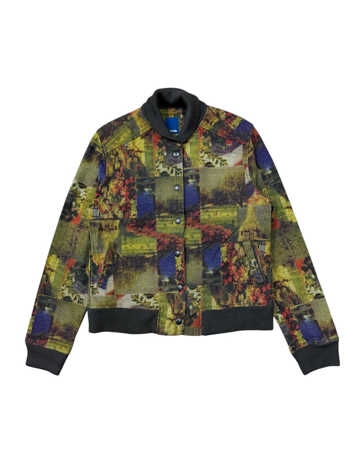 Japanese Brand Betty Smitch Button Snap Bomber Jacket Size XS / US 0-2 / IT 36-38 - 1 Thumbnail