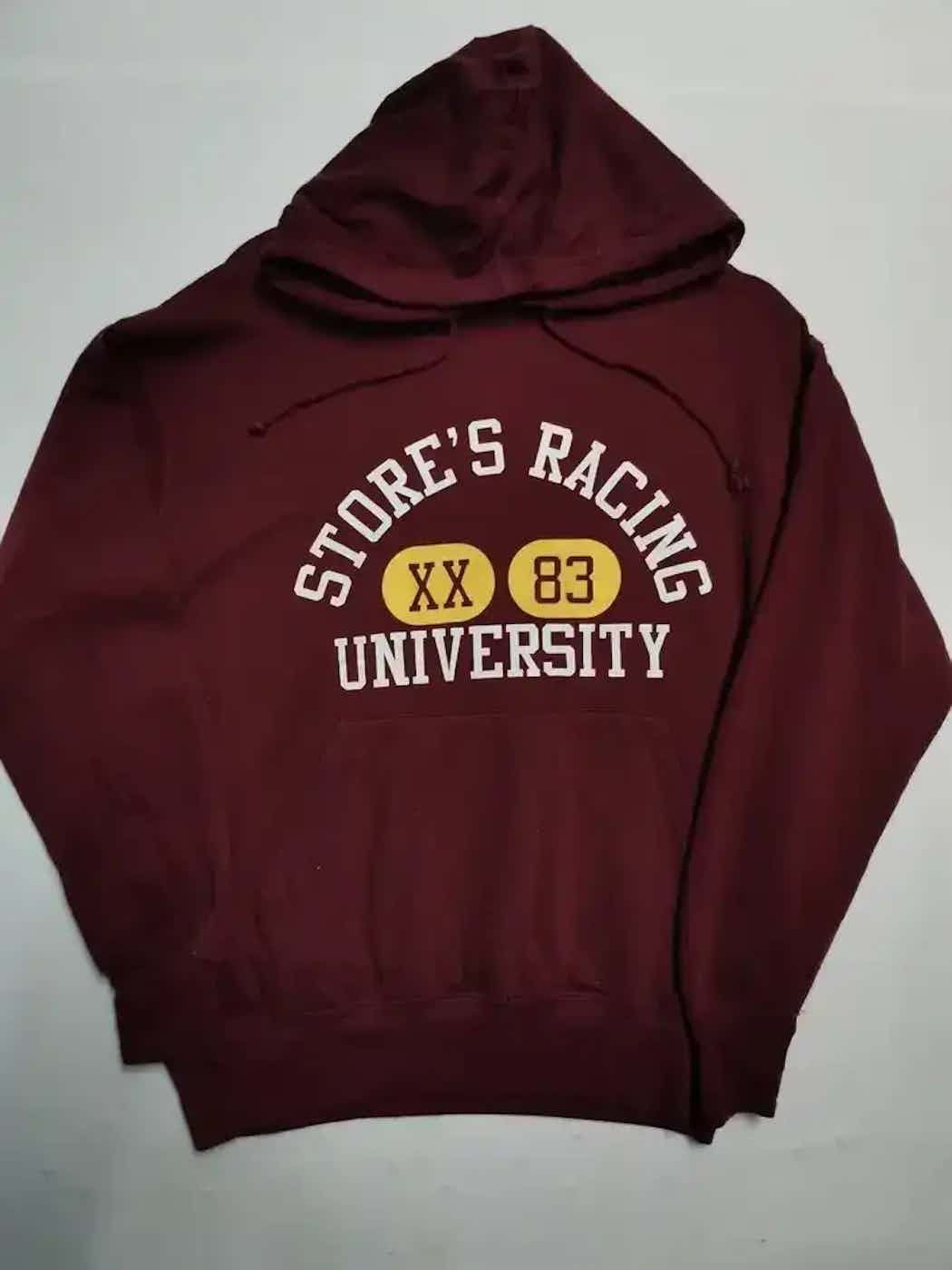 Vintage Vintage Gold Exprerience Stores Racing University Hoodie Size US L / EU 52-54 / 3 - 1 Thumbnail